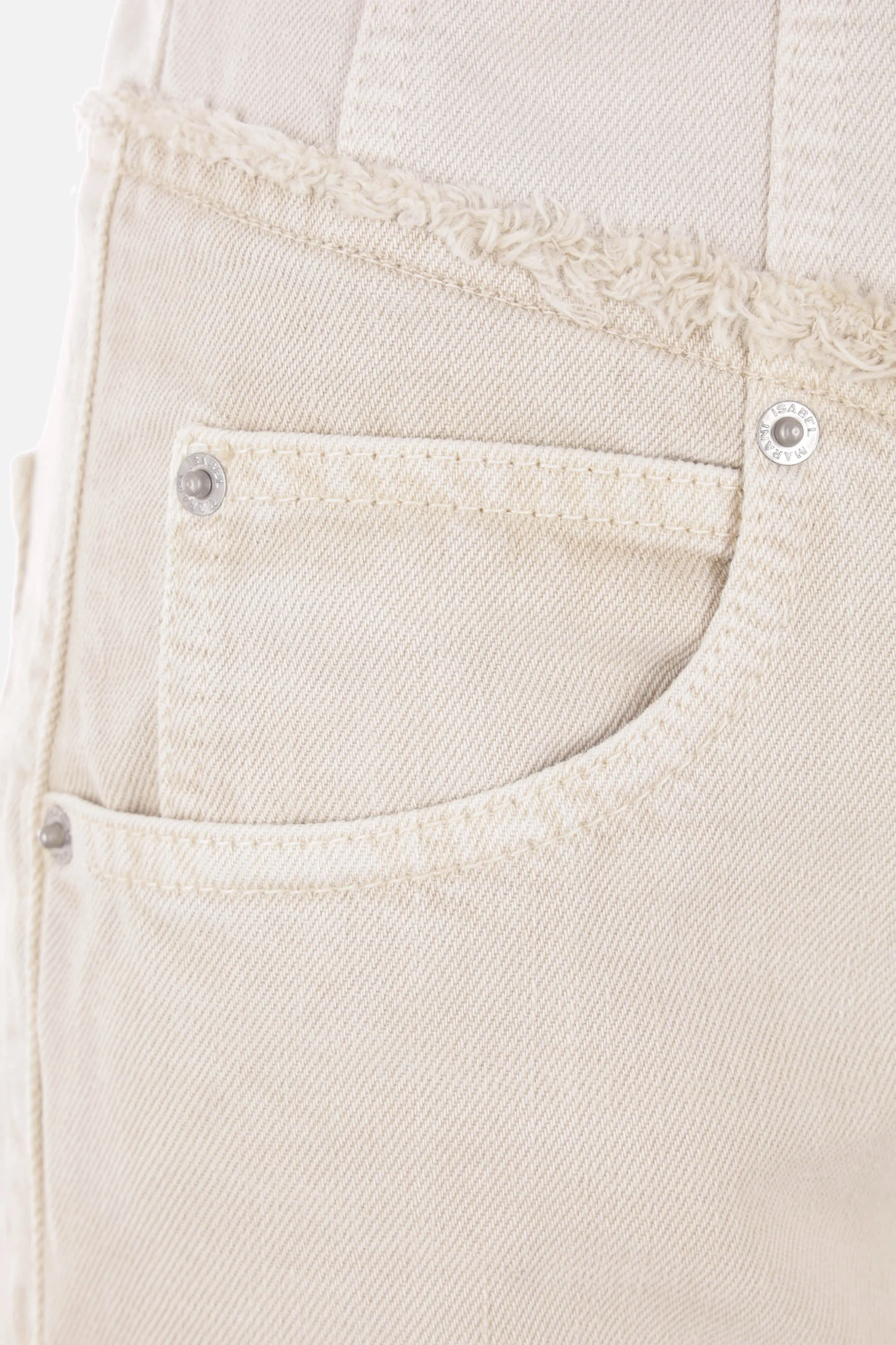 ISABEL MARANT jeans a gamba dritta Noemie in denim