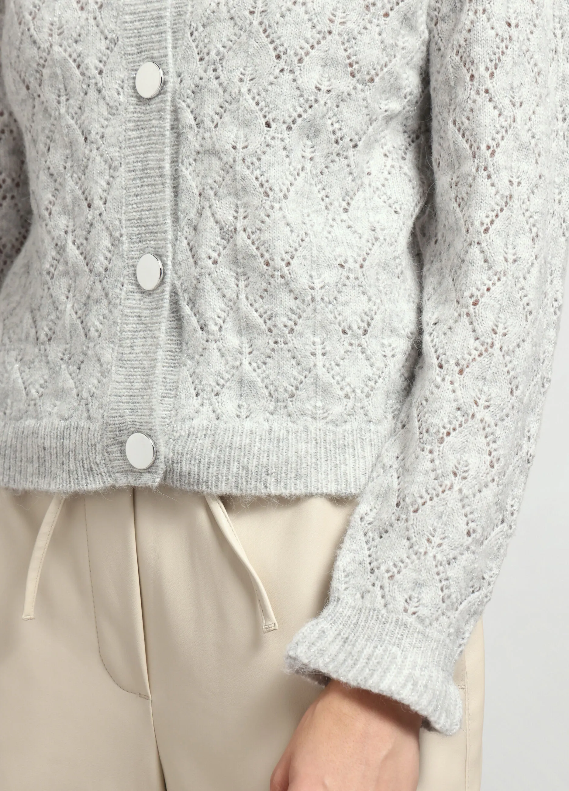 IWIE  Cardigan misto lana donna