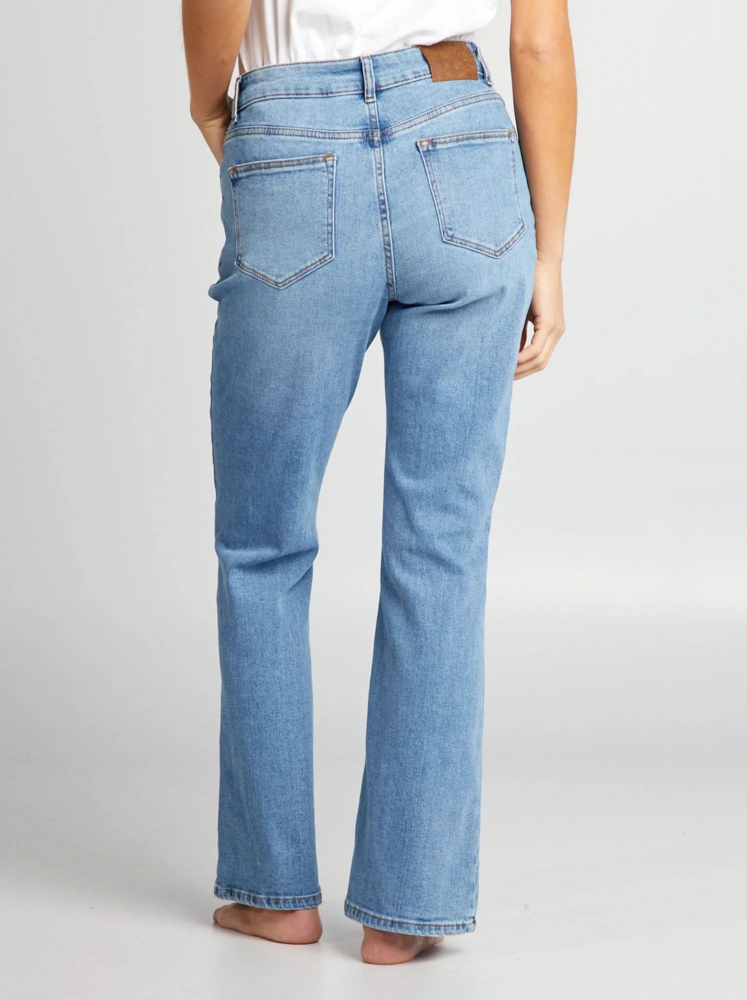 Jeans flare 5 tasche - L28 - BLU