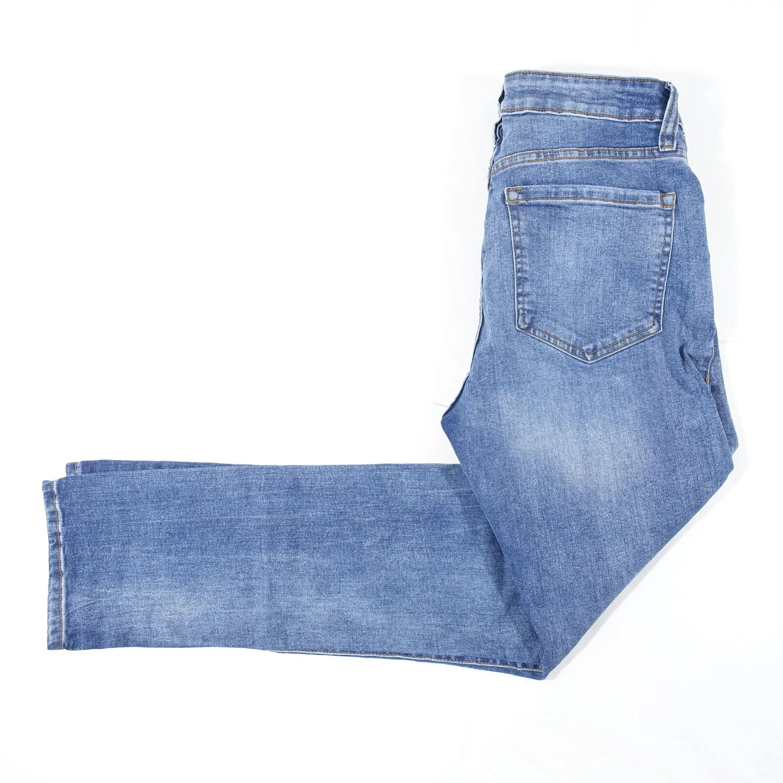 Jeans LAZER Sbiadito Azzurro 31X32 Slim Fit Elasticizzato Uomo Usato-