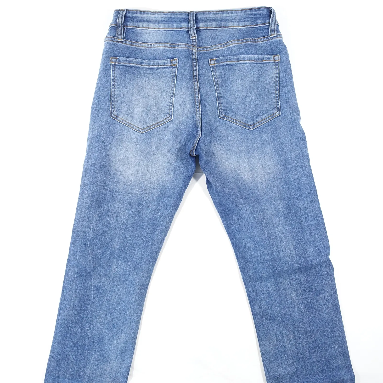 Jeans LAZER Sbiadito Azzurro 31X32 Slim Fit Elasticizzato Uomo Usato-