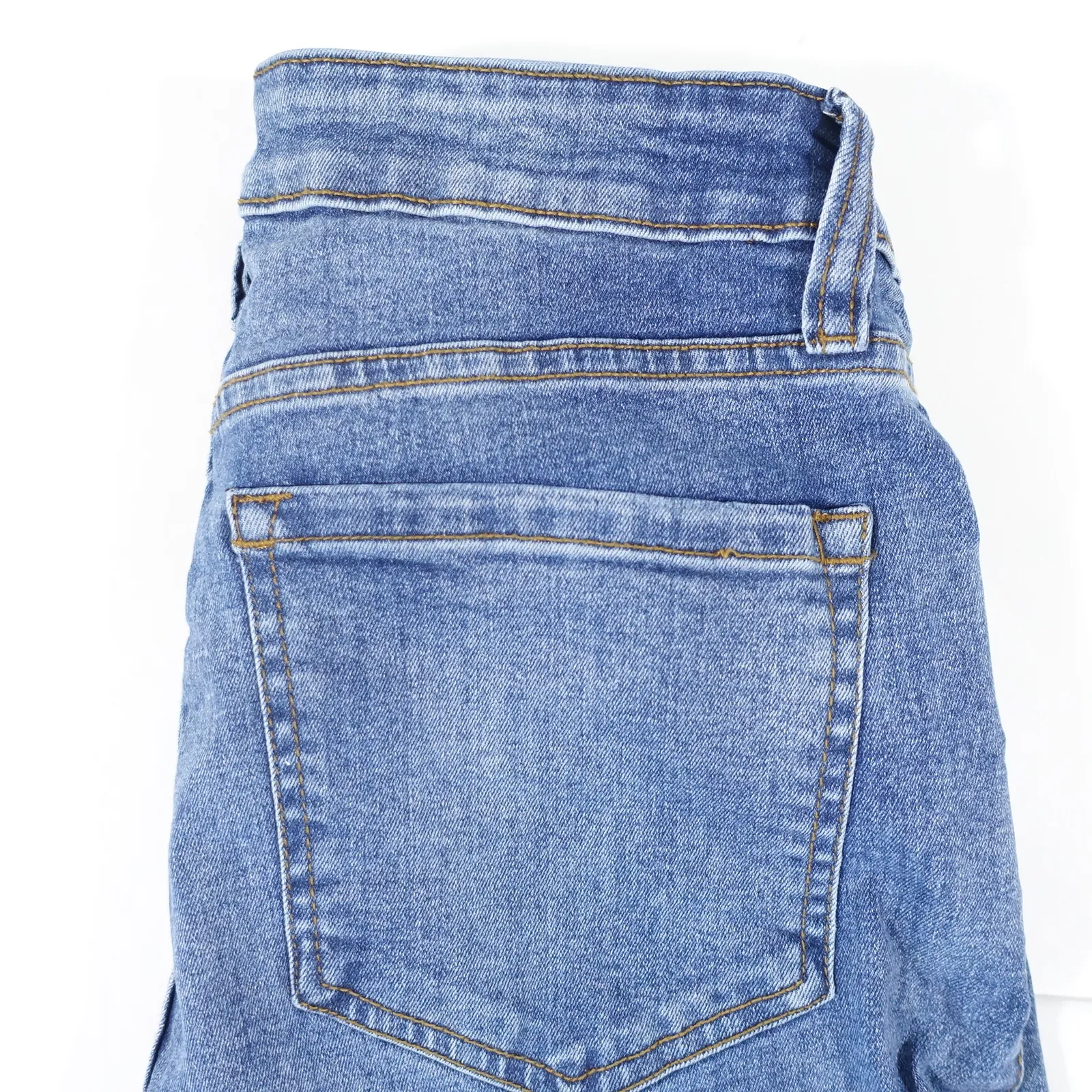 Jeans LAZER Sbiadito Azzurro 31X32 Slim Fit Elasticizzato Uomo Usato-