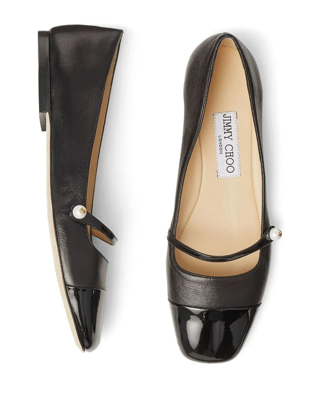 Jimmy Choo-Ballerine Elisa con punta quadrata