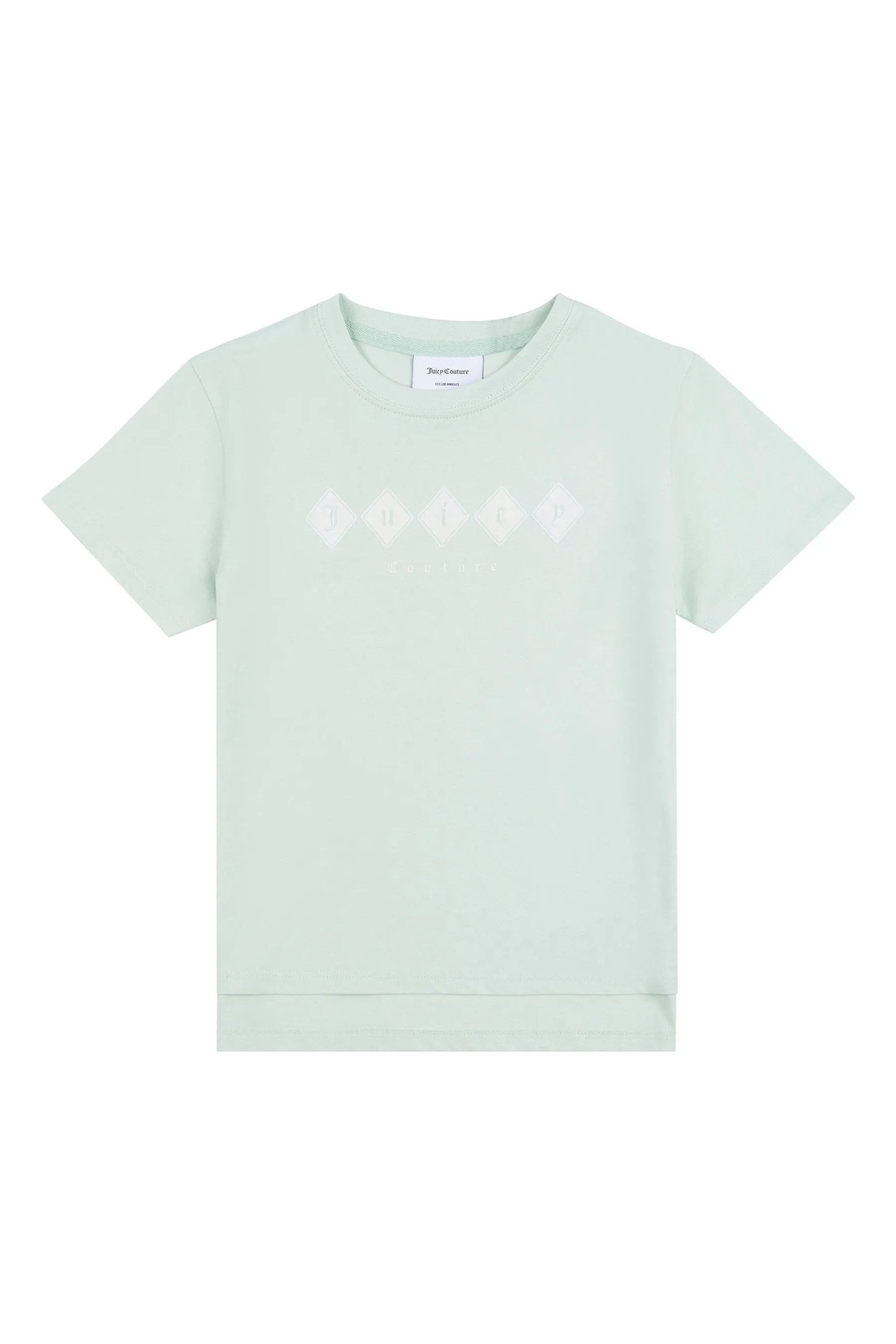 Juicy Couture Bambina T-shirt tono su tono 100% cotone    