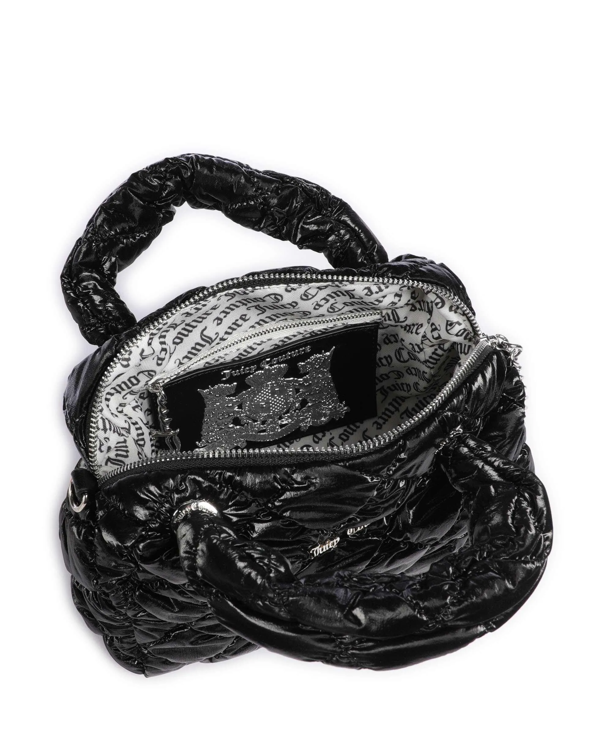  Juicy Couture Isabelle Nylon S Borsa a mano nylon, poliuretano nero  