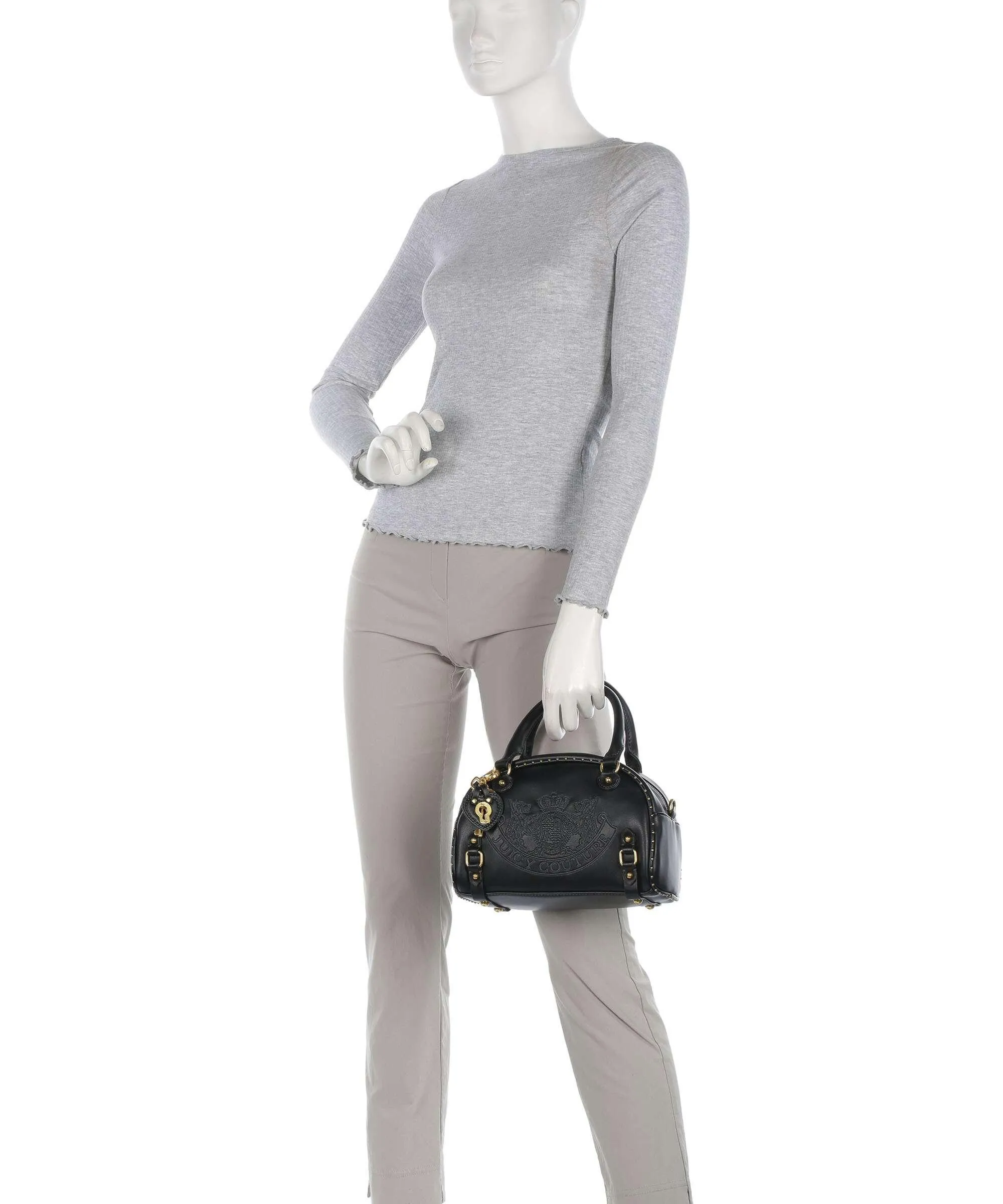  Juicy Couture Twig Borsa a mano pelle sintetica nero  