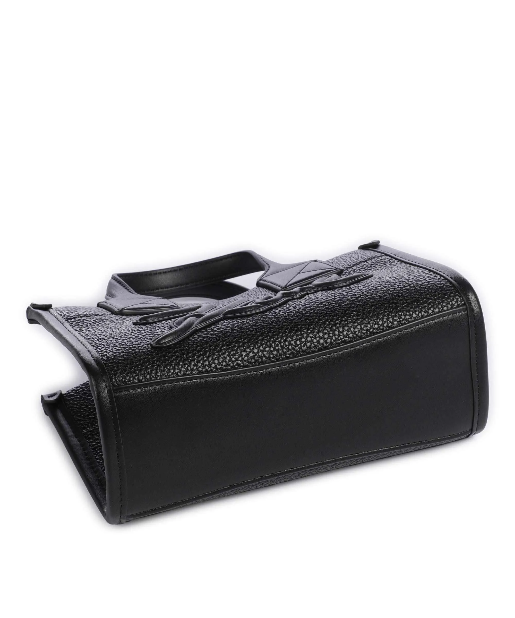  Karl Lagerfeld K/Skuare Small Borsa a mano poliuretano riciclato nero  