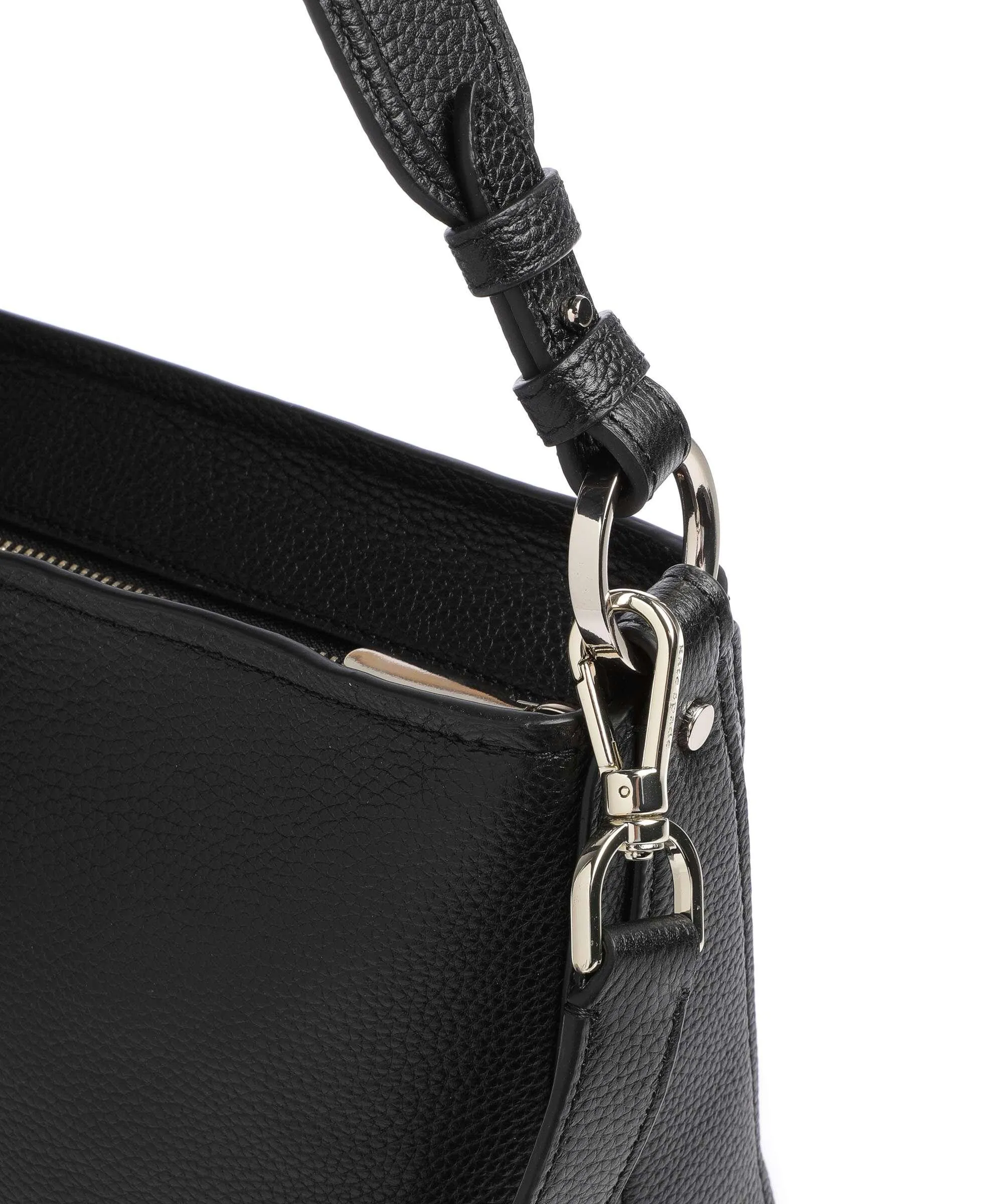  Kate Spade New York Hudson Borsa hobo pelle granulata nero  