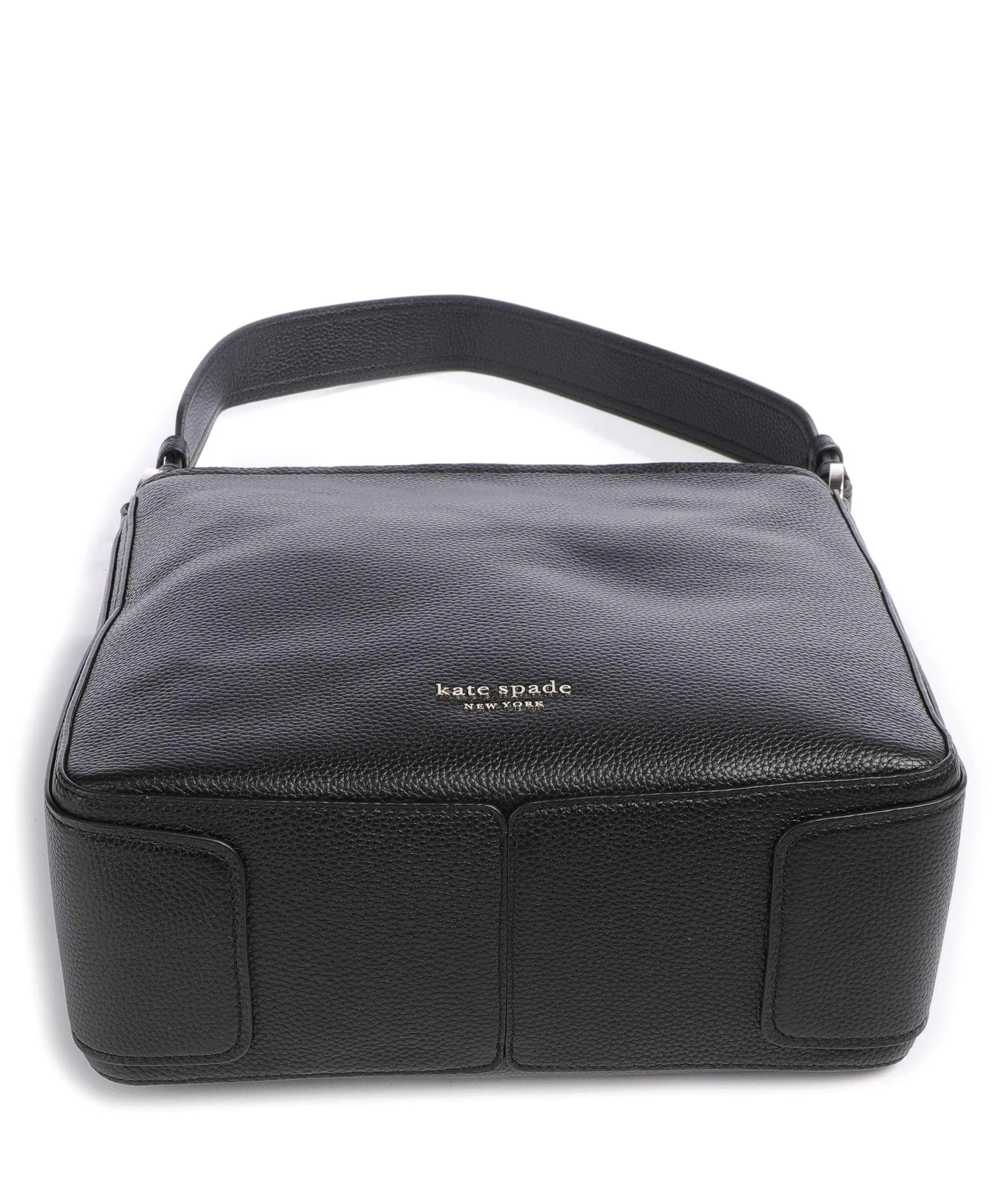  Kate Spade New York Hudson Borsa hobo pelle granulata nero  