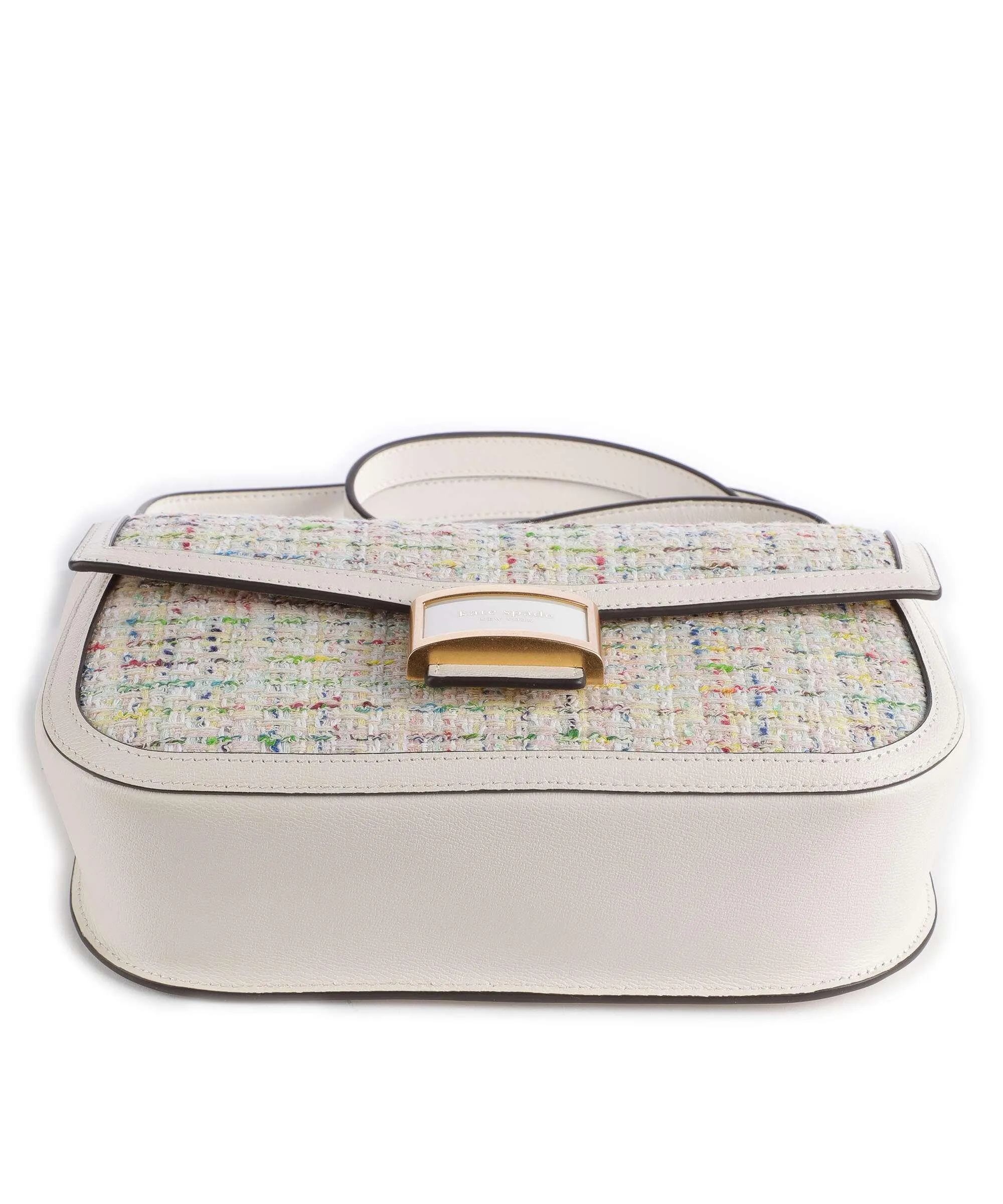  Kate Spade New York Katy Borsa a spalla pelle a grana fine avorio  