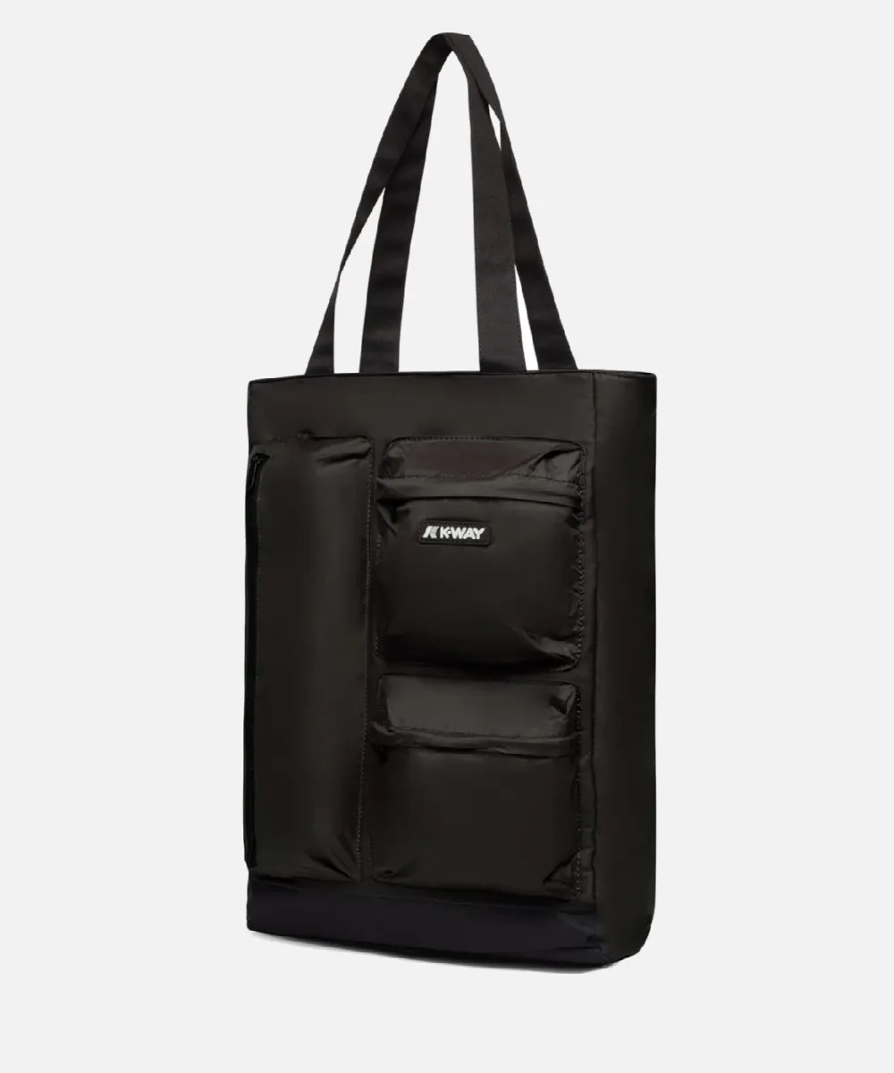 Kway Lorey borsa shopper media black pure