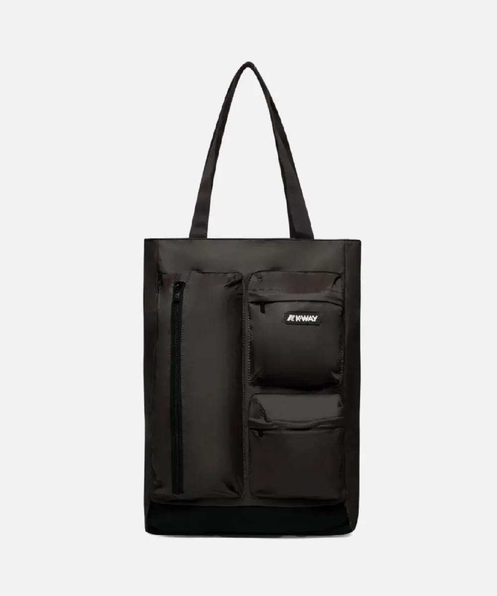 Kway Lorey borsa shopper media black pure