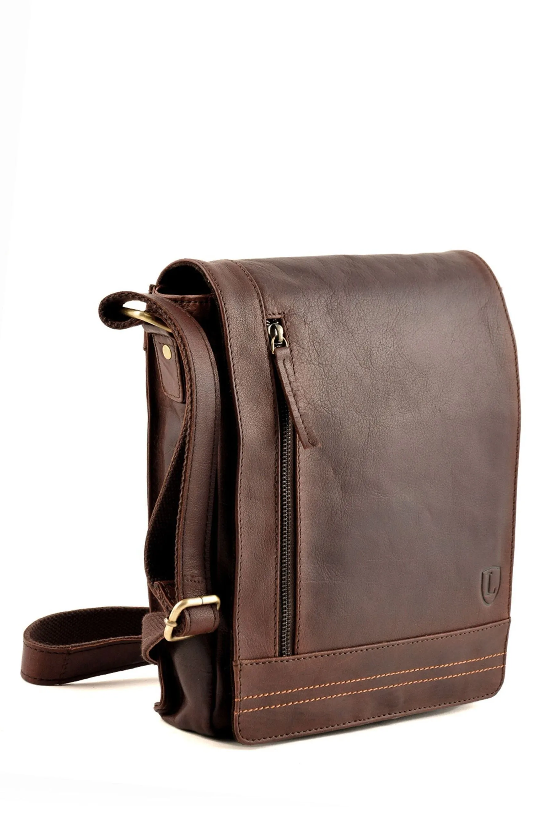 Lakeland Leather - Keswick - Borsa messenger Borsa media in pelle