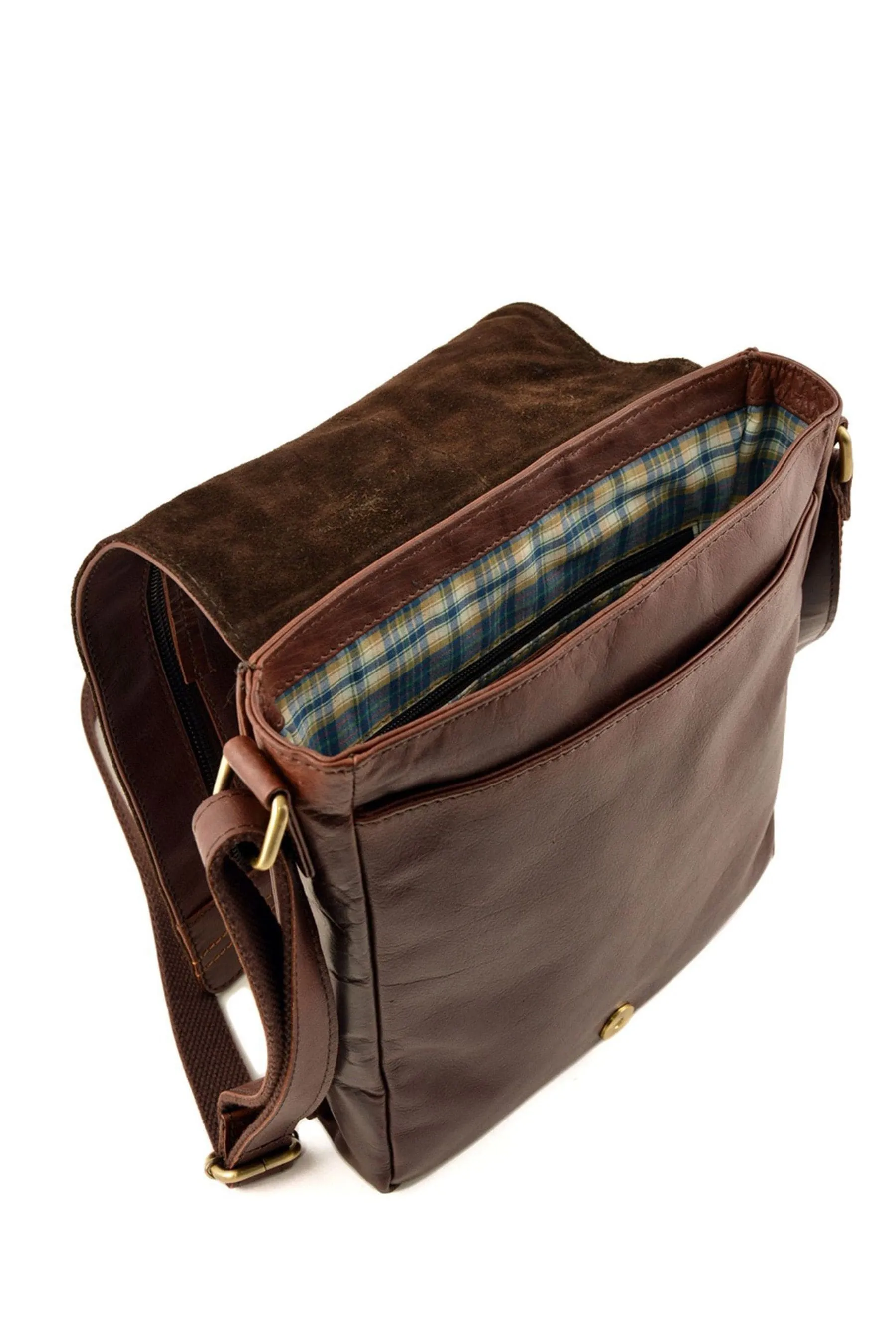 Lakeland Leather - Keswick - Borsa messenger Borsa media in pelle