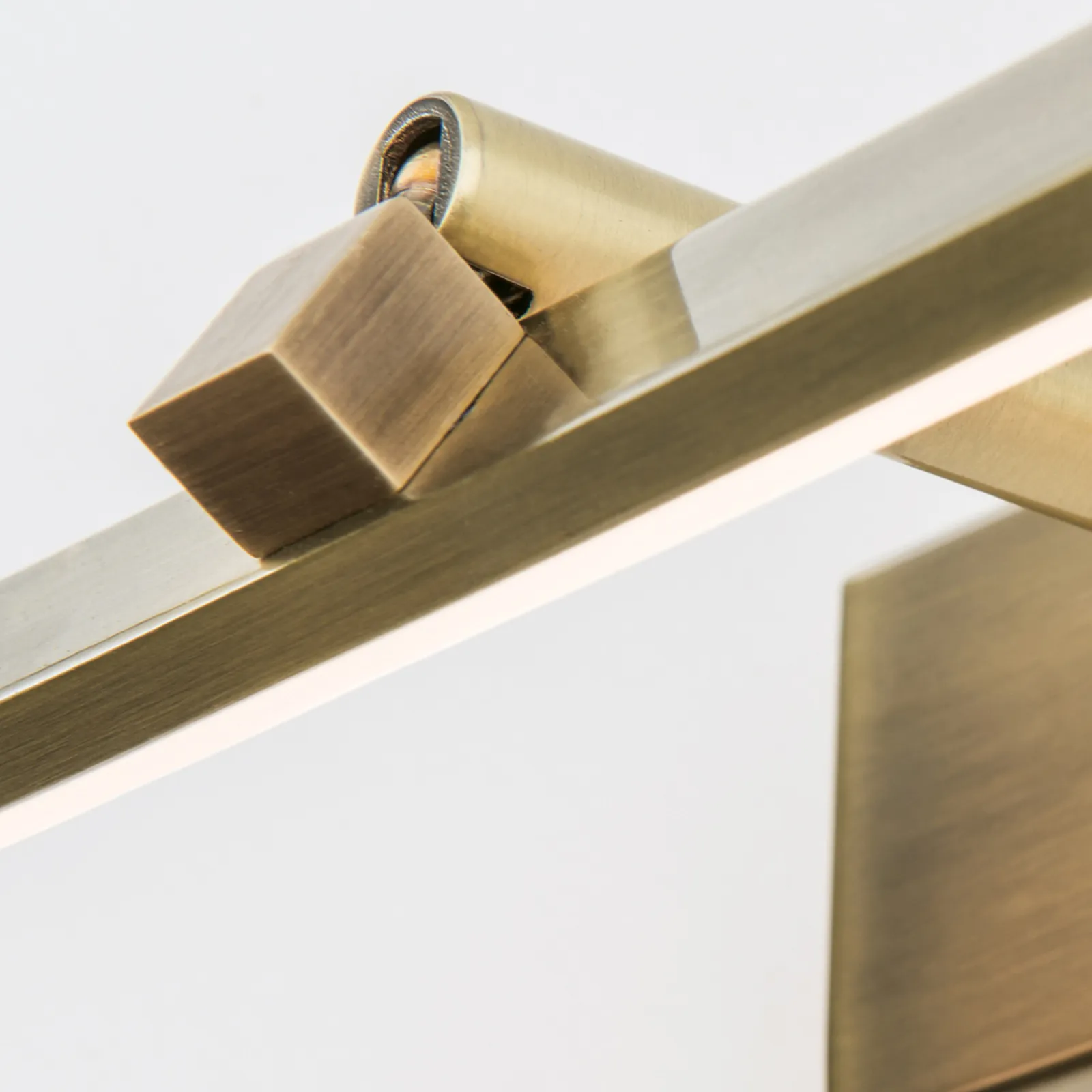 Lampada per quadri LED Suren ottone antico, 30 cm
