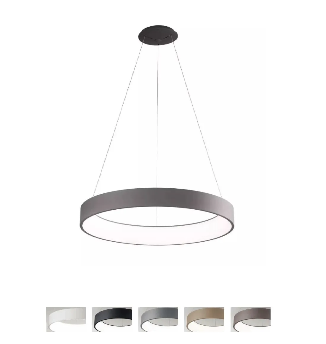 Lampadario Band Diodi Cerchio 80cm Per Tavolo Da Pranzo Led CCT 3000k-4000k Affralux 2071