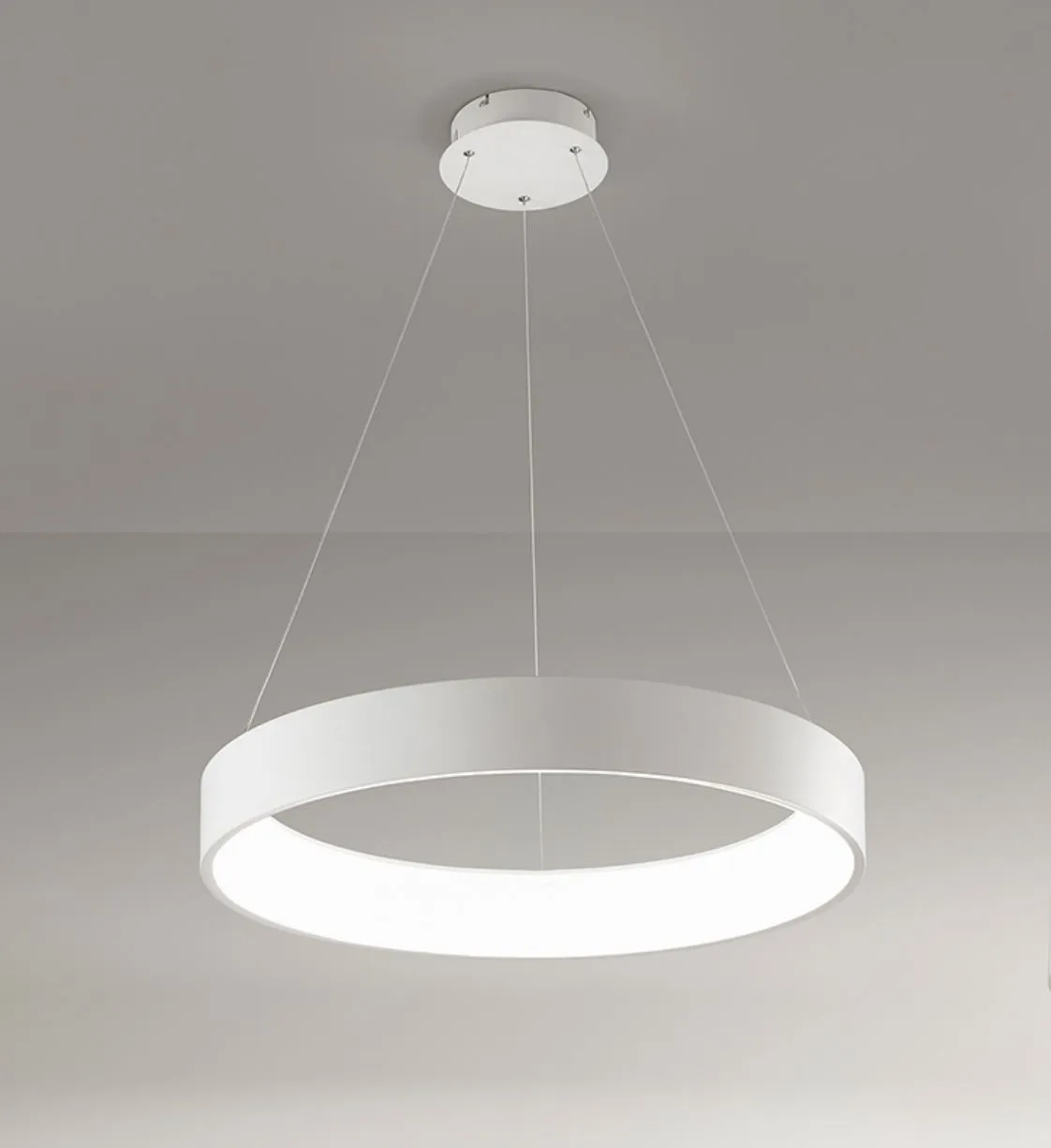 Lampadario Band Diodi Cerchio 80cm Per Tavolo Da Pranzo Led CCT 3000k-4000k Affralux 2071