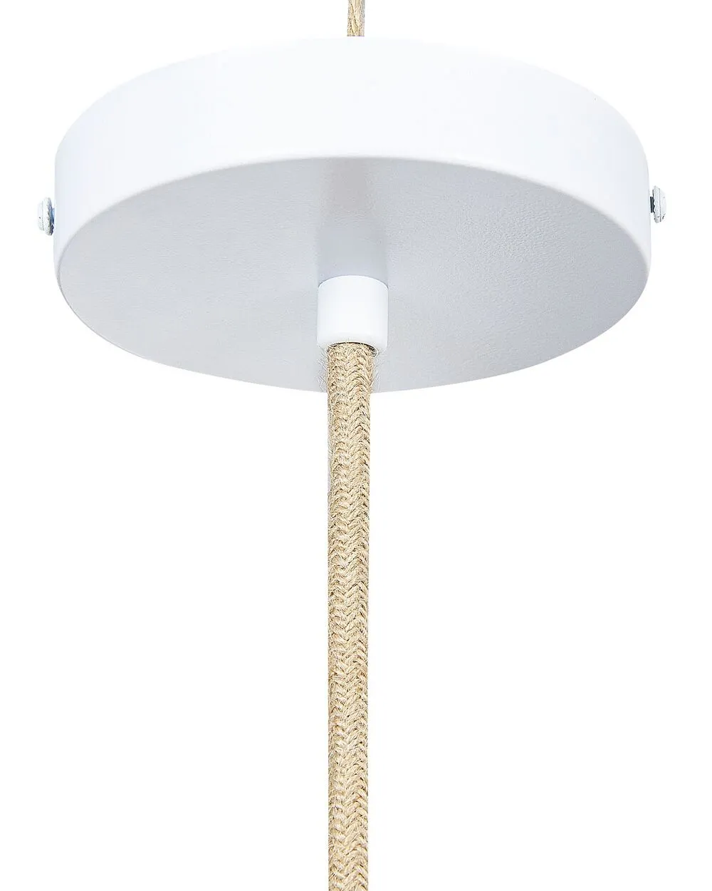 Lampadario LUYANO Rattan Corallo