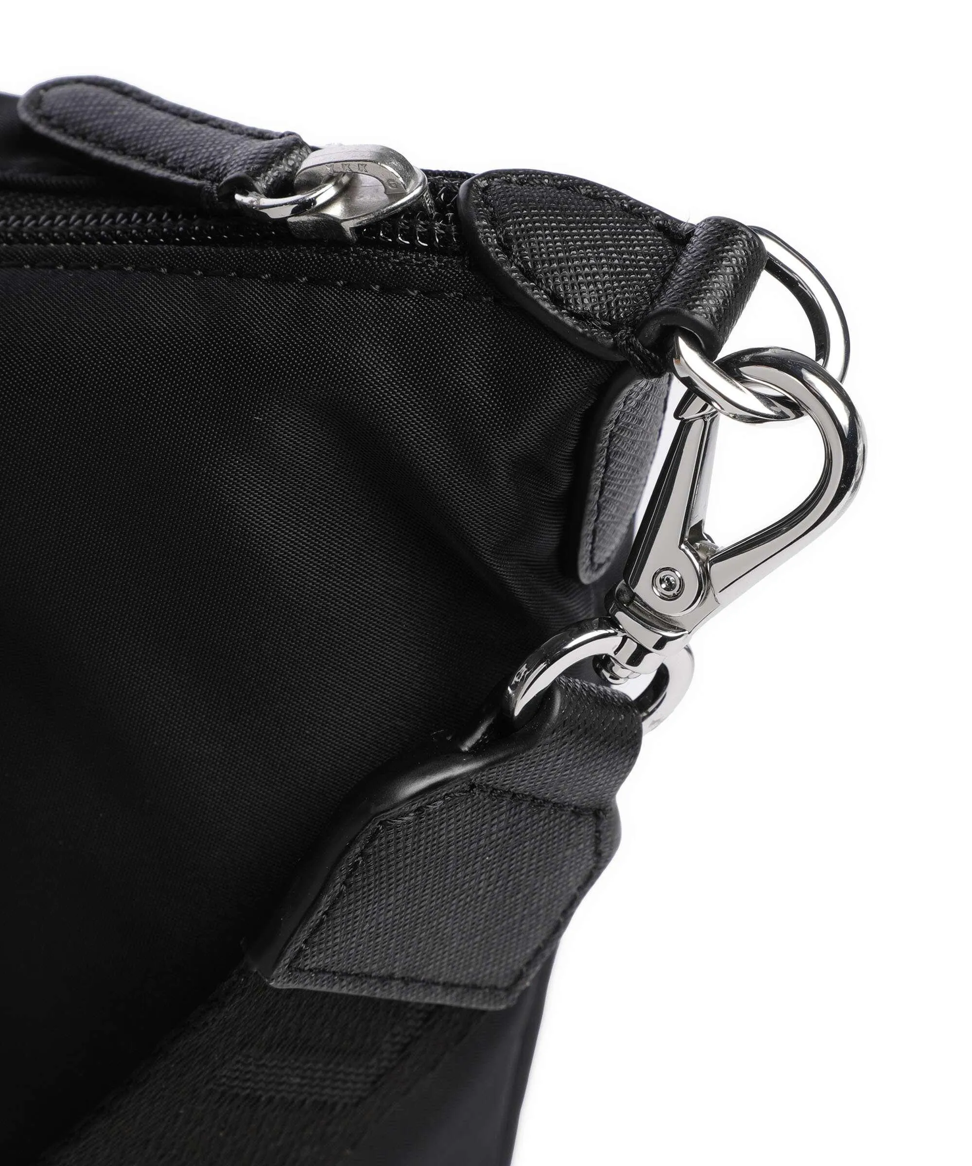  Lauren Ralph Lauren Stevie Medium Borsa a mano nylon riciclato nero  
