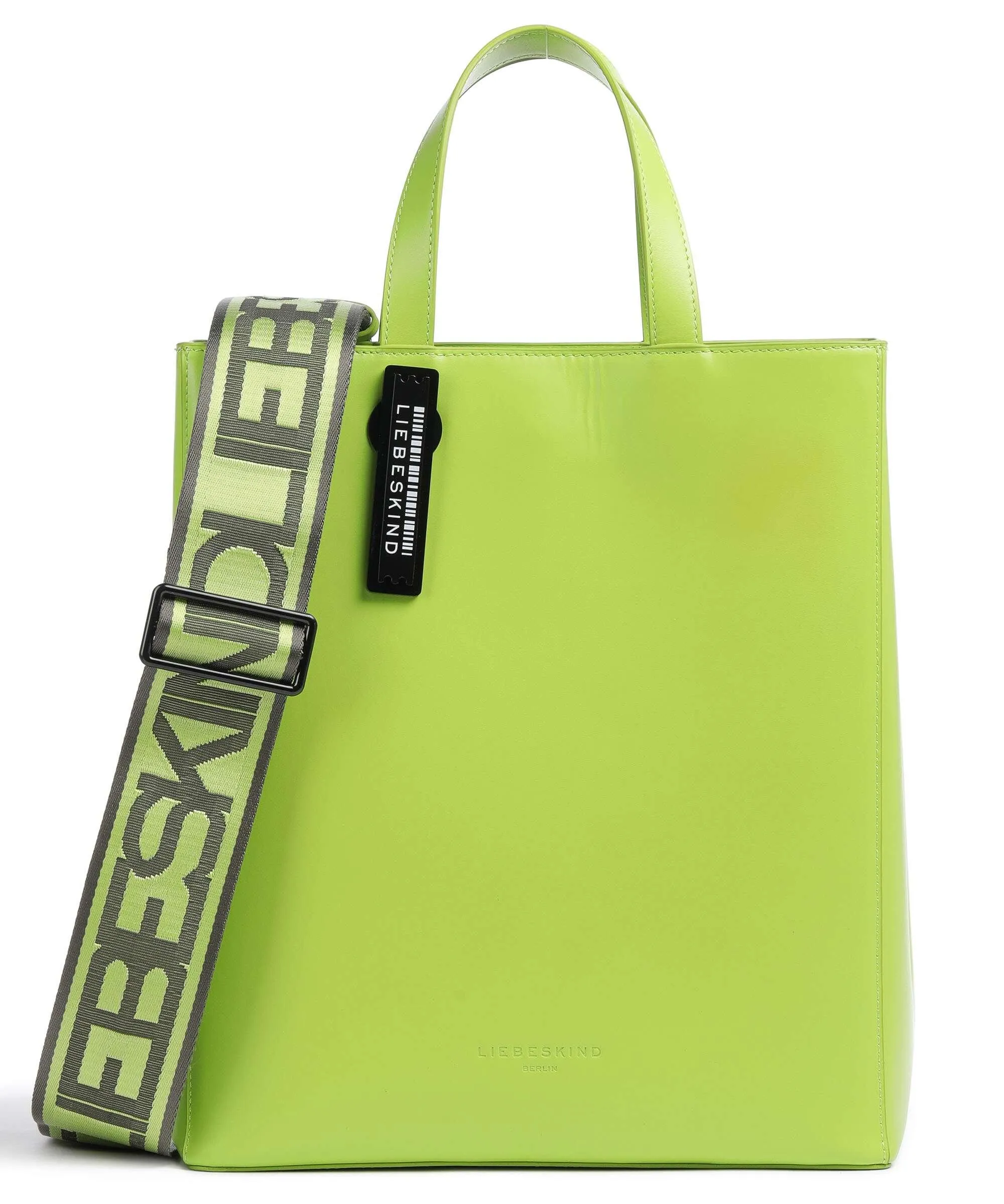  Liebeskind Paper Bag Carter M Borsa a mano pelle liscia verde chiaro  