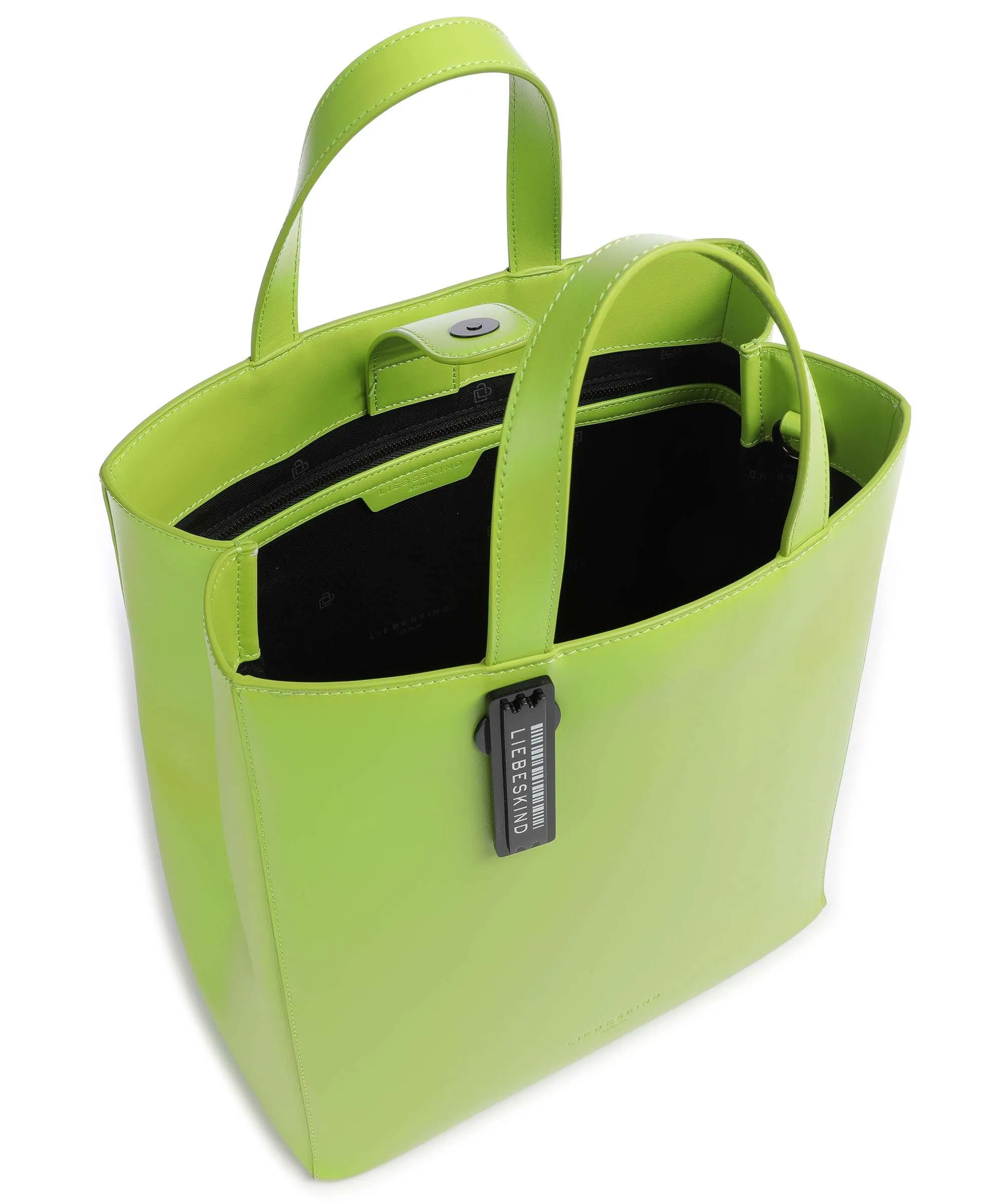  Liebeskind Paper Bag Carter M Borsa a mano pelle liscia verde chiaro  