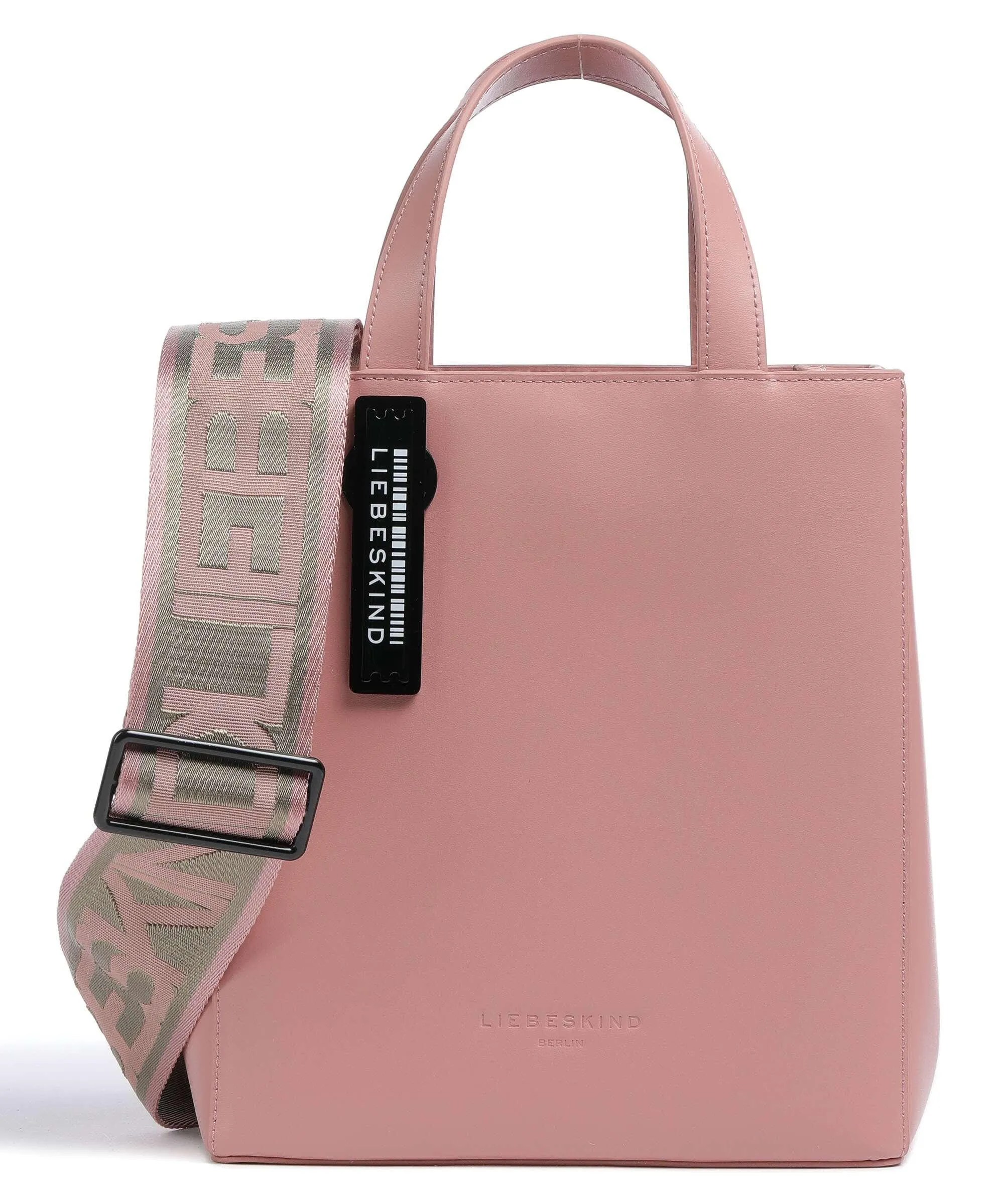  Liebeskind Paper Bag Carter S Borsa a mano pelle liscia rosa  