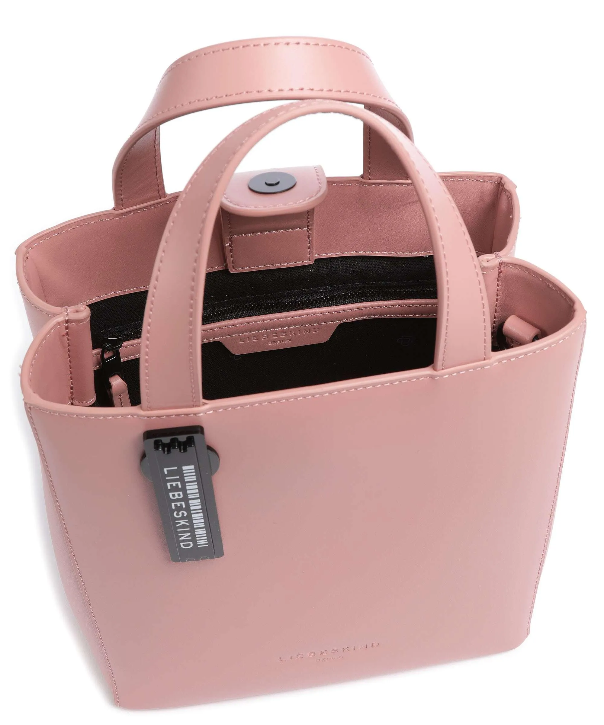  Liebeskind Paper Bag Carter S Borsa a mano pelle liscia rosa  