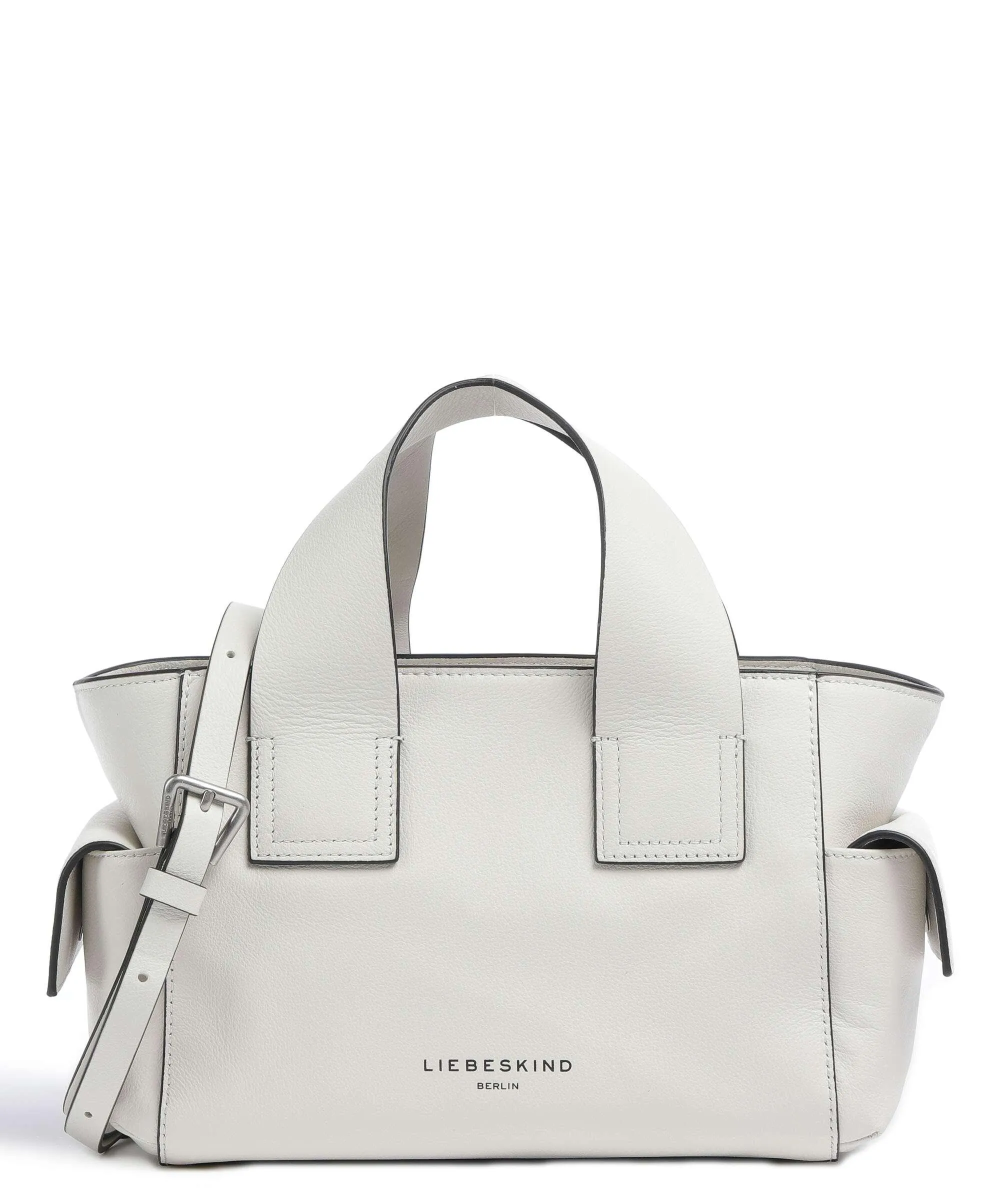 Liebeskind Sienna 2 S Borsa a mano pelle a grana fine avorio  