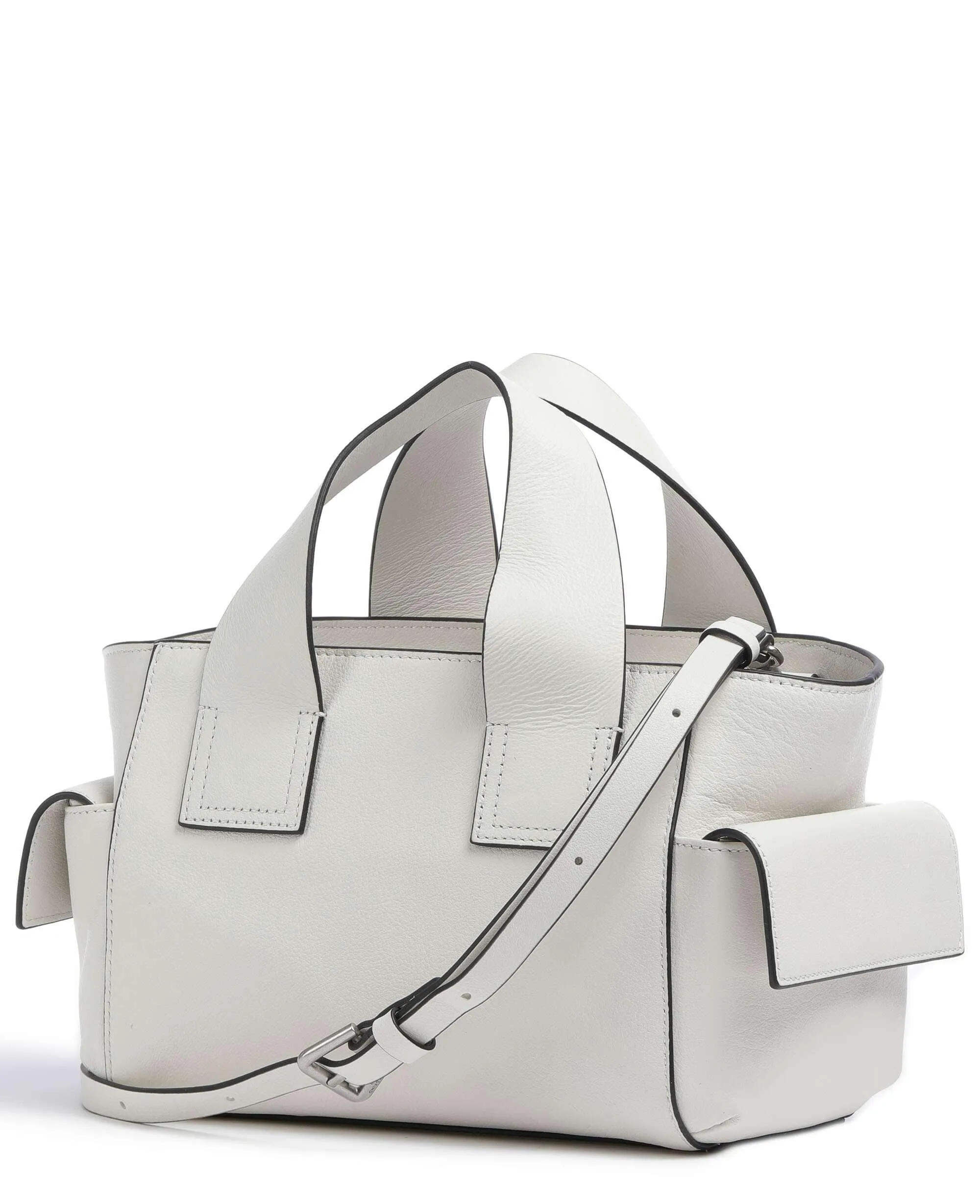  Liebeskind Sienna 2 S Borsa a mano pelle a grana fine avorio  