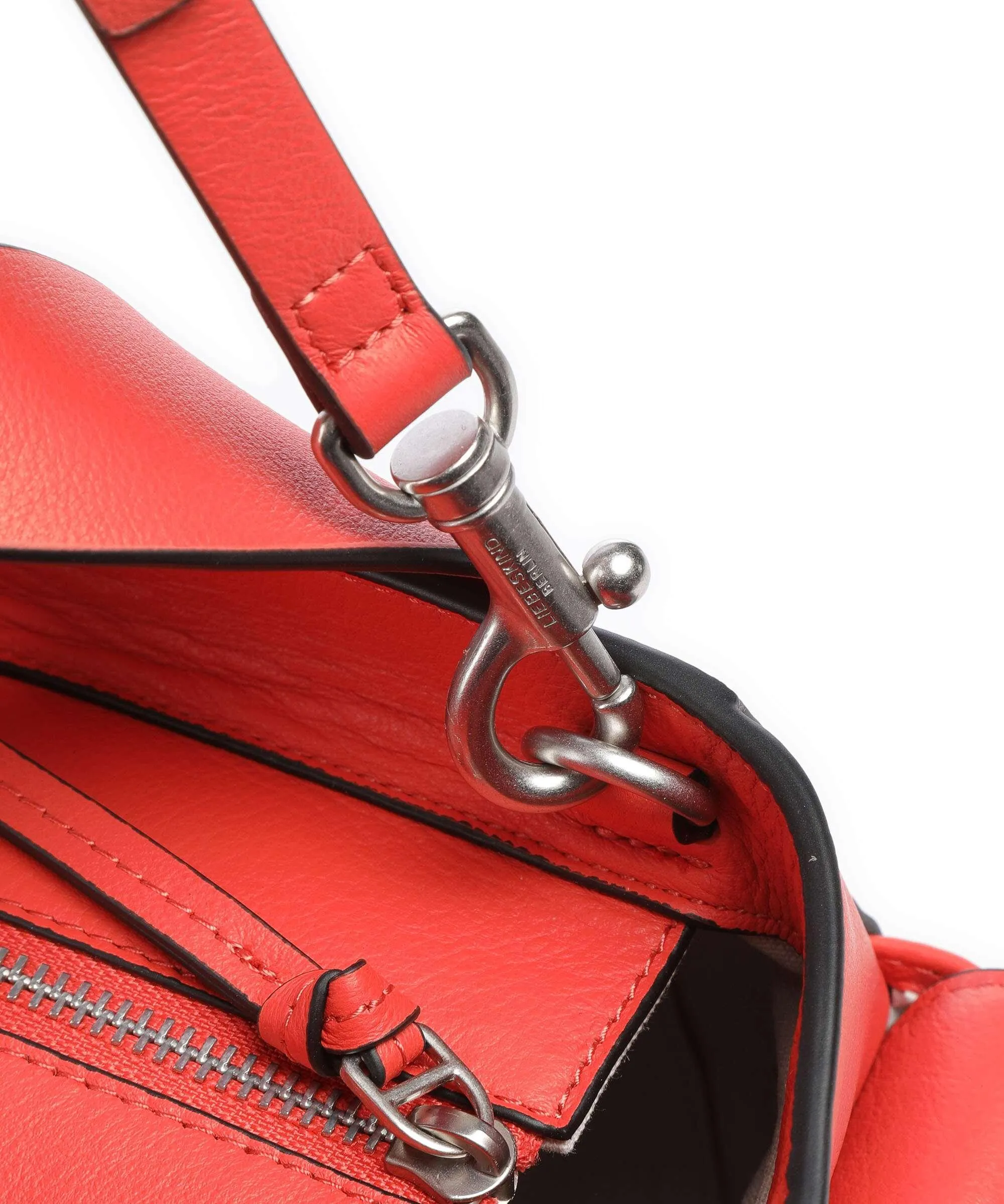  Liebeskind Sienna 2 S Borsa a mano pelle a grana fine rosso  