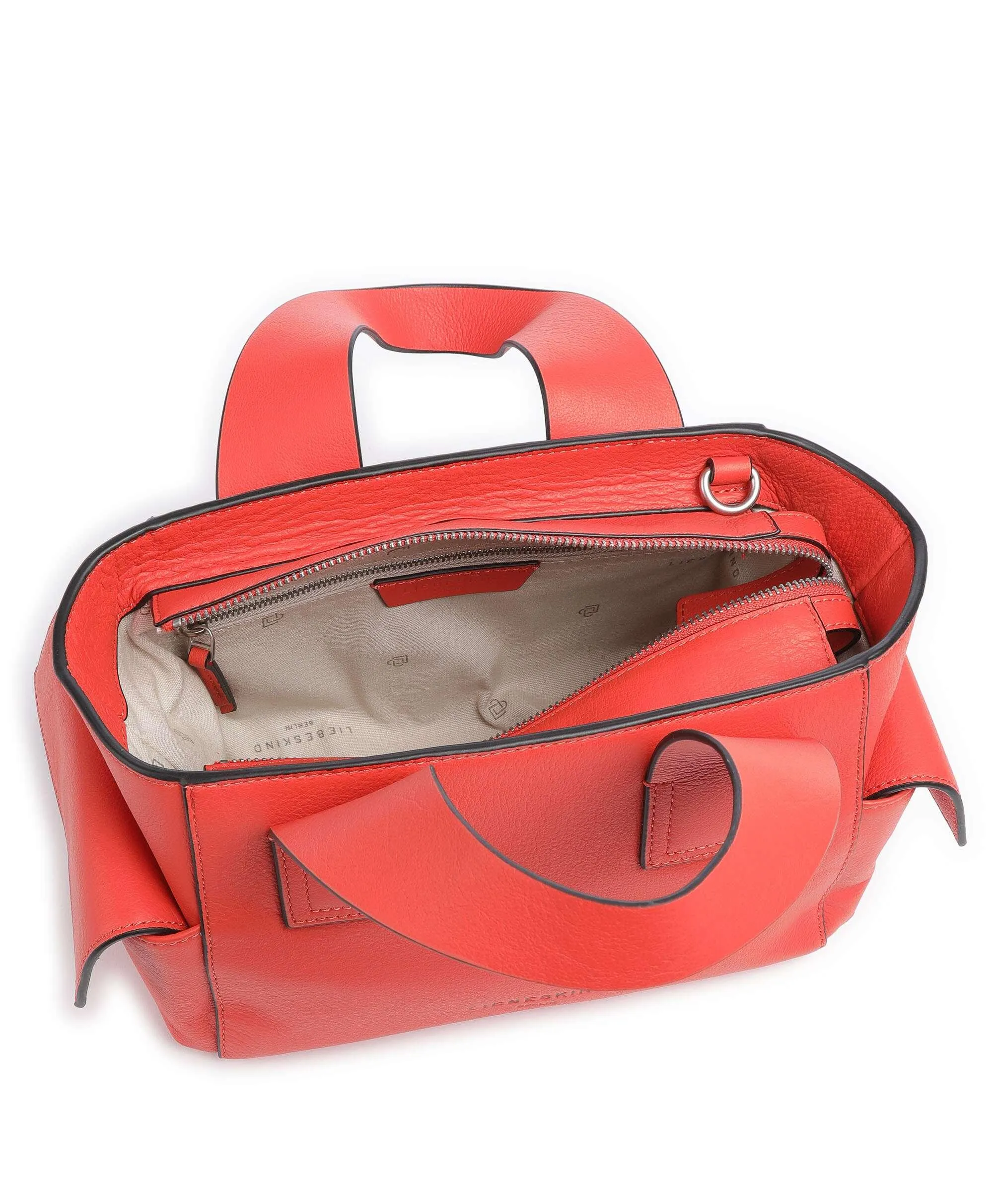  Liebeskind Sienna 2 S Borsa a mano pelle a grana fine rosso  