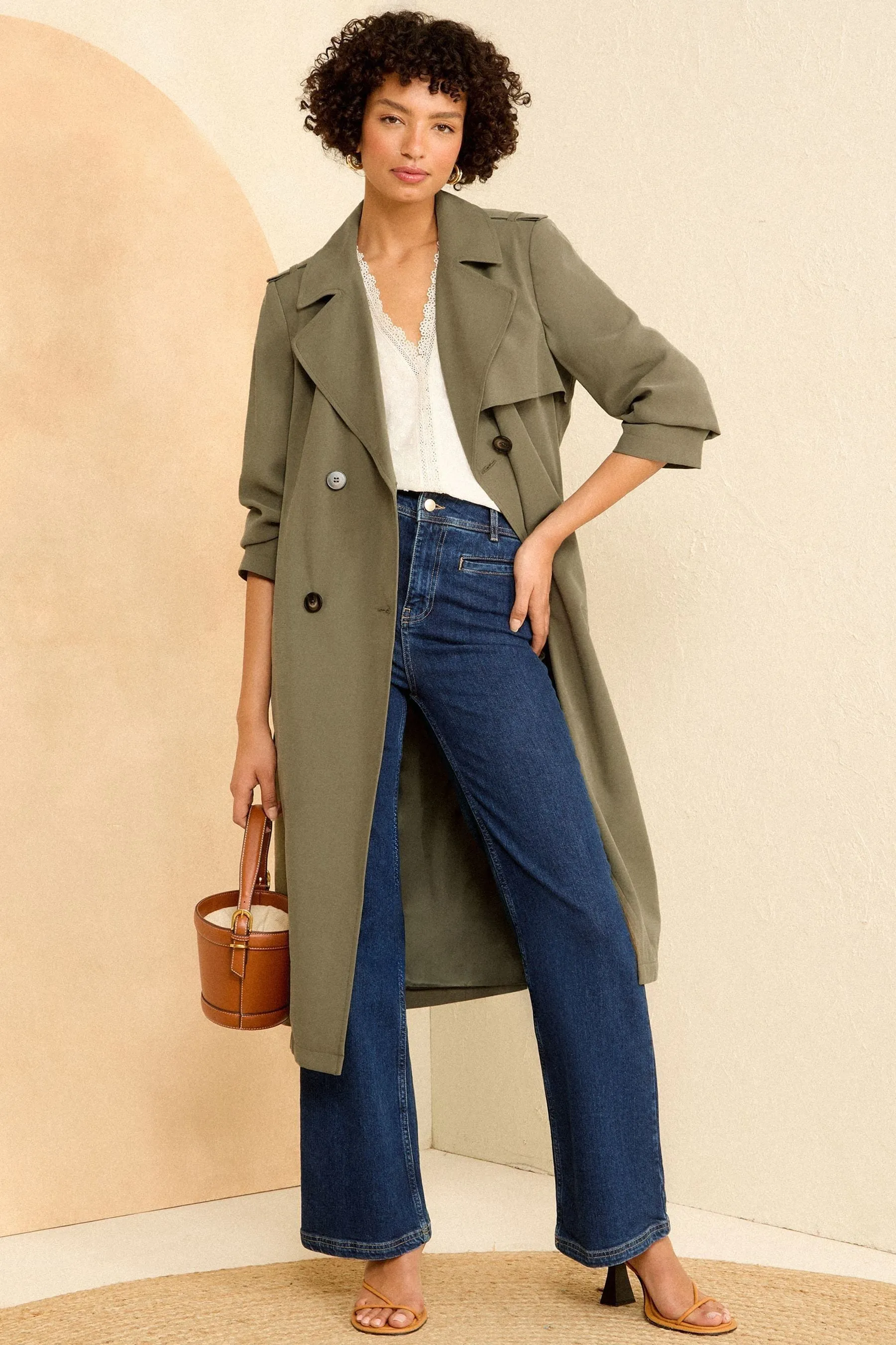 Love & Roses - Trench classico Con cintura