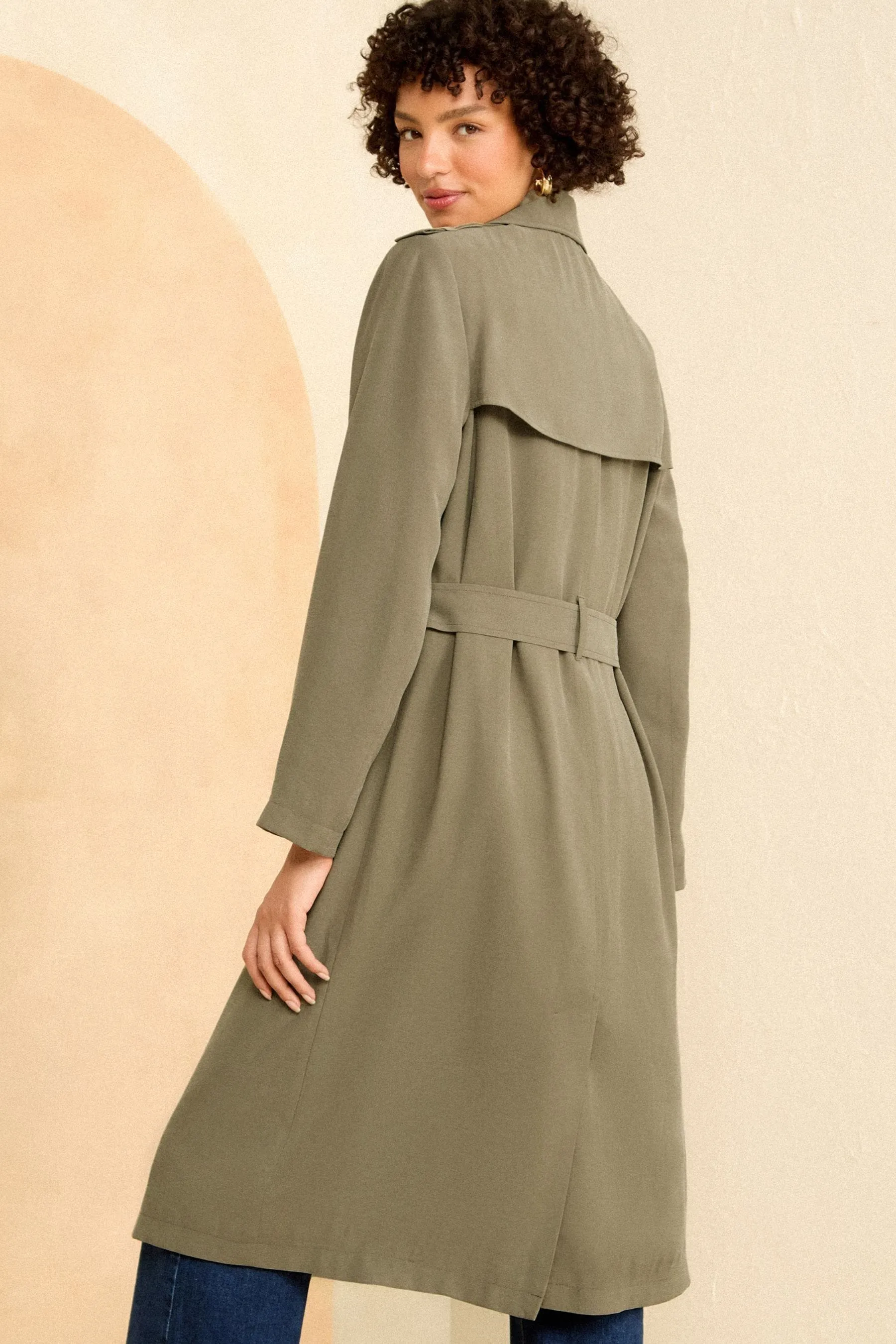 Love & Roses - Trench classico Con cintura