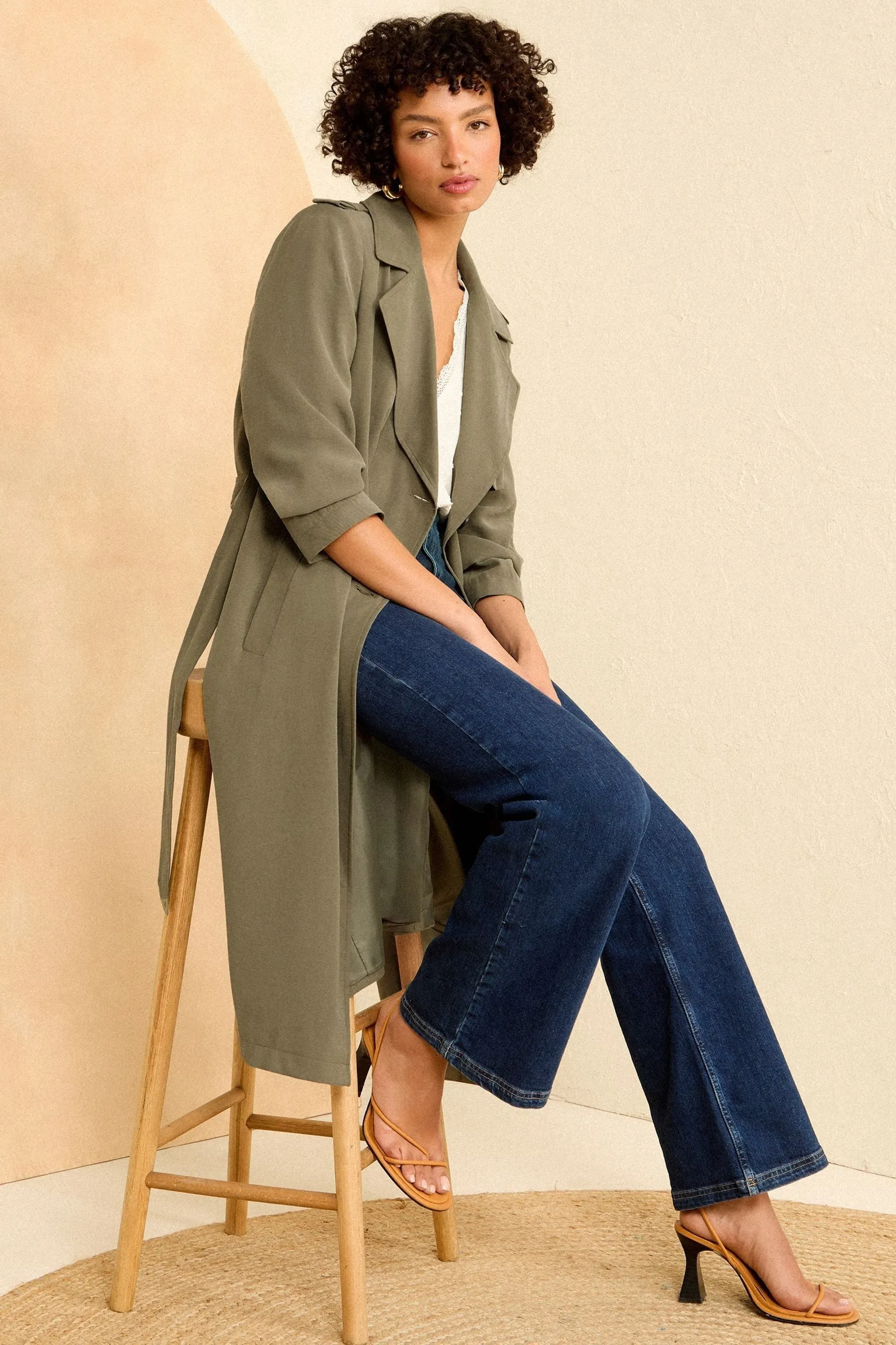 Love & Roses - Trench classico Con cintura