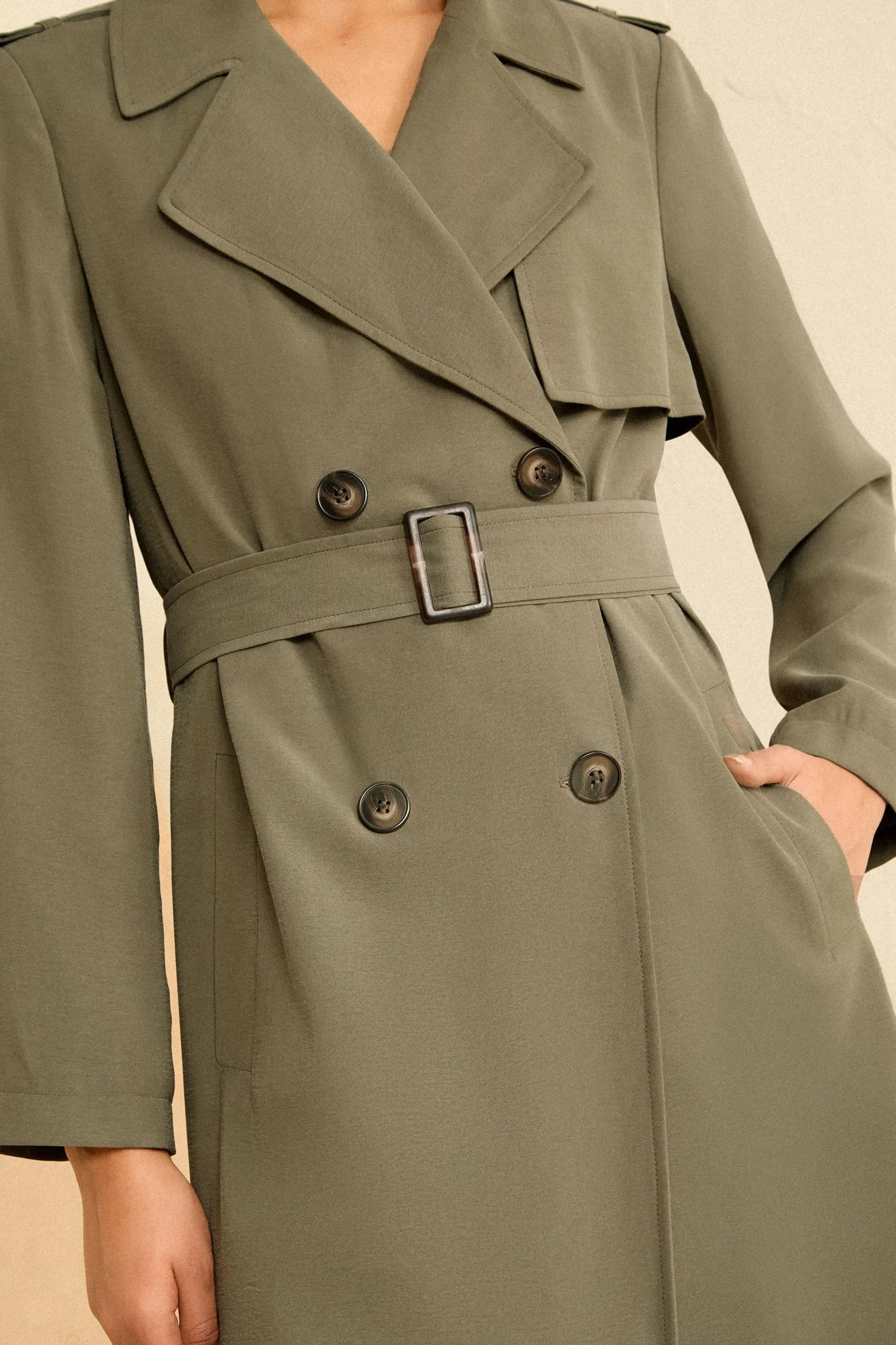 Love & Roses - Trench classico Con cintura