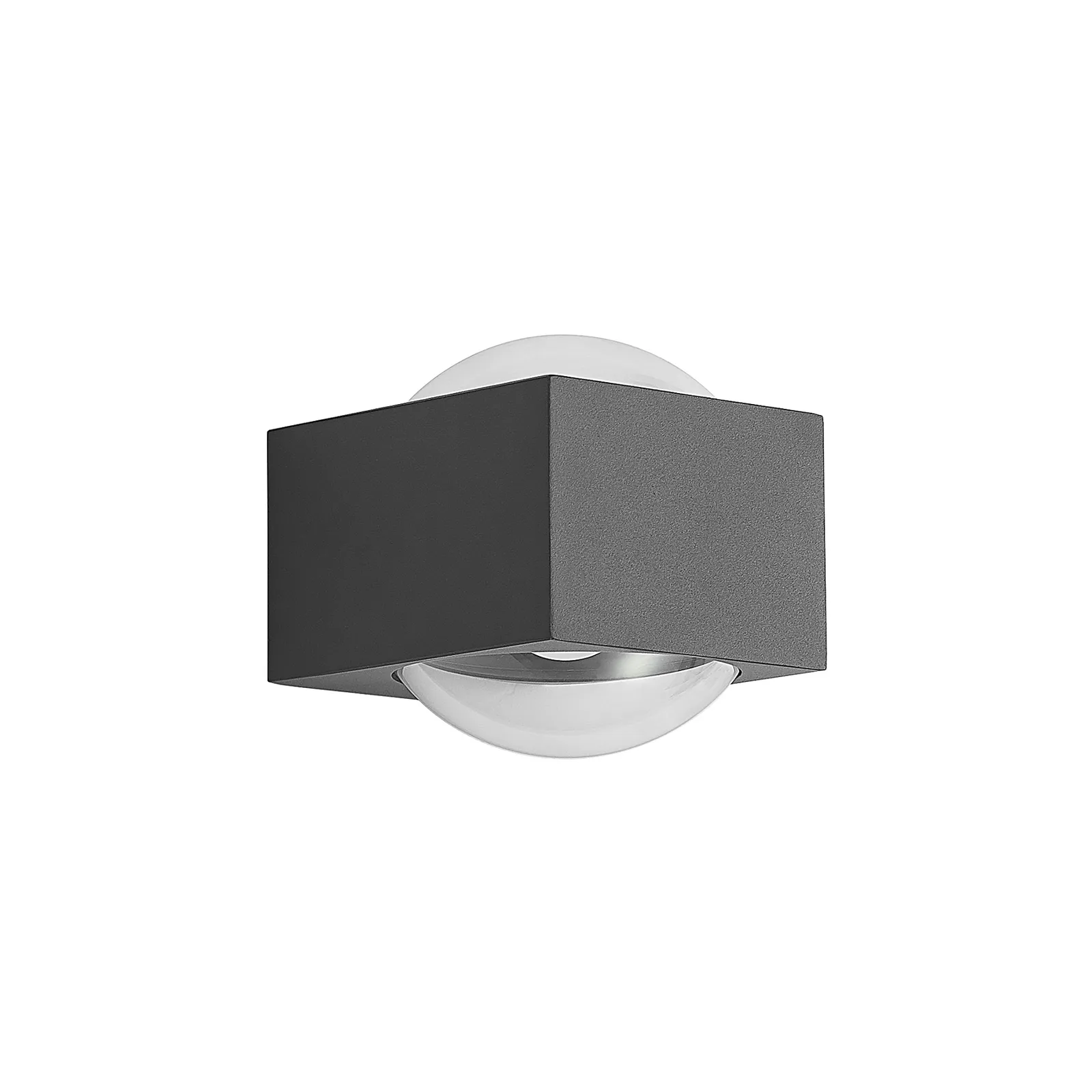Lucande Almos applique LED esterni angolare 2 luci