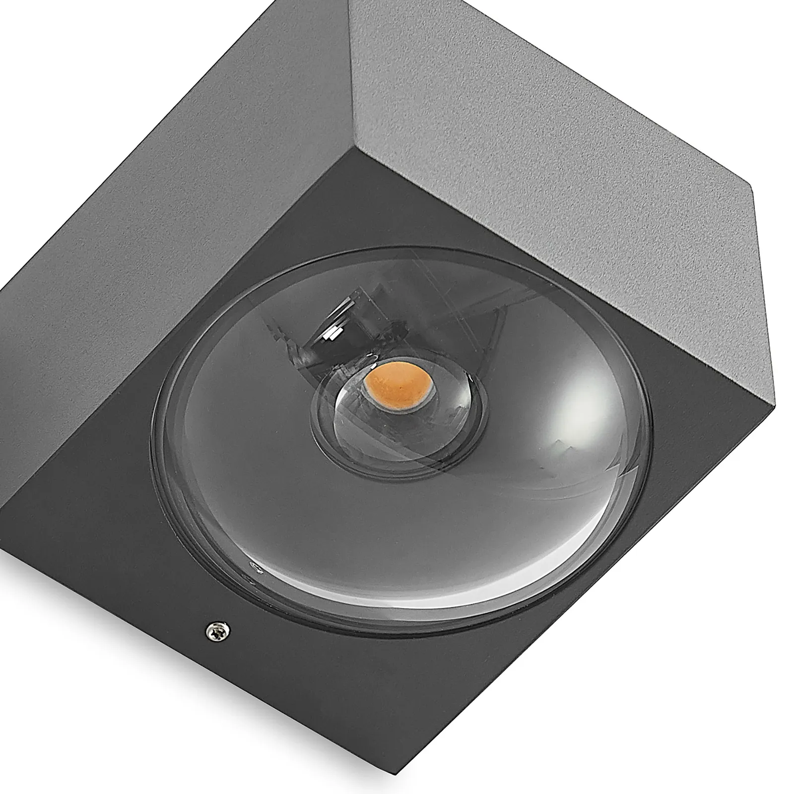 Lucande Almos applique LED esterni angolare 2 luci