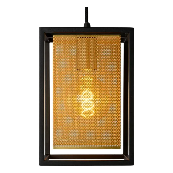 Lucide SANSA Lampada a Sospensione Nero, 1-Luce