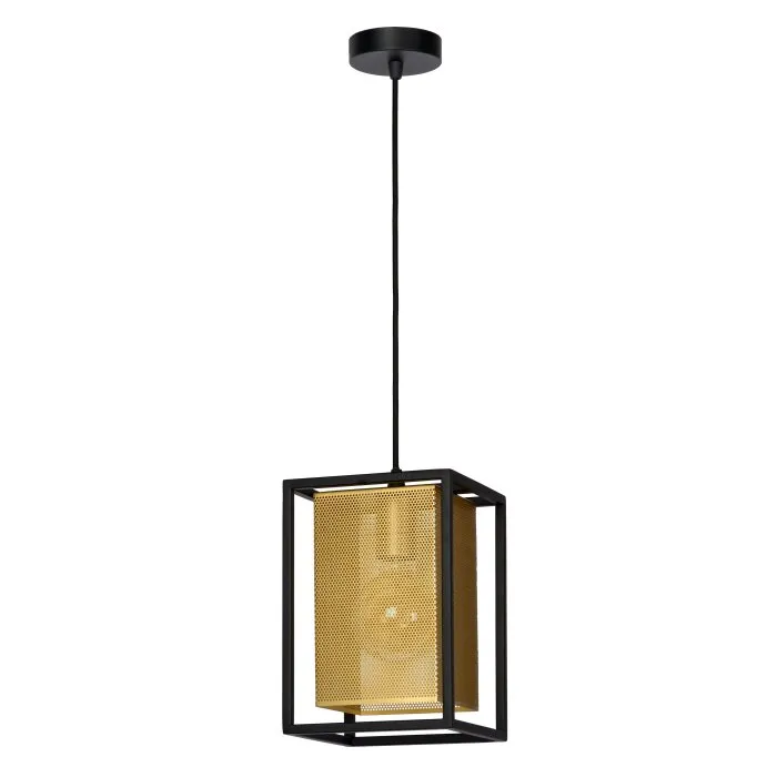 Lucide SANSA Lampada a Sospensione Nero, 1-Luce