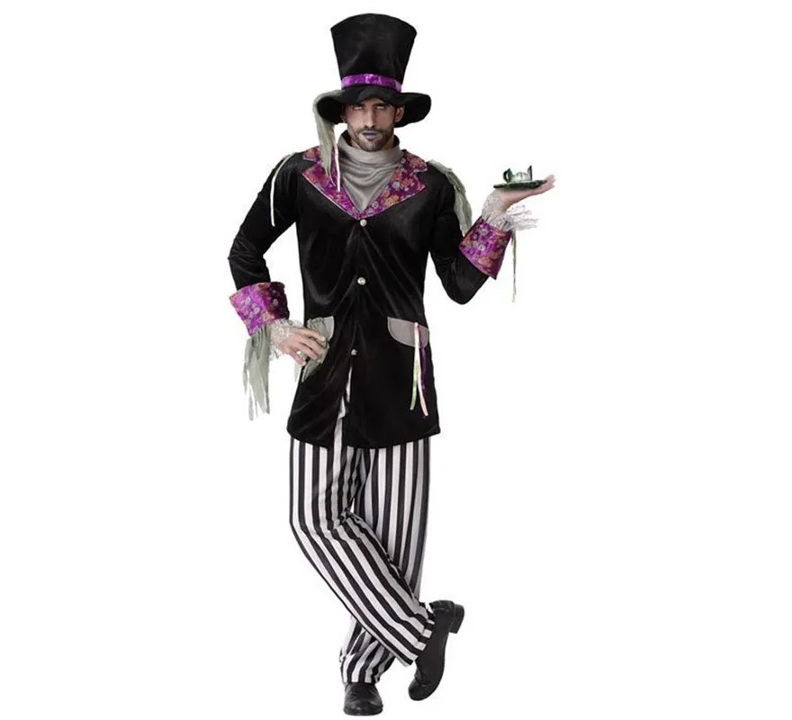 Mad Hatter costume di Halloween per gli uomini