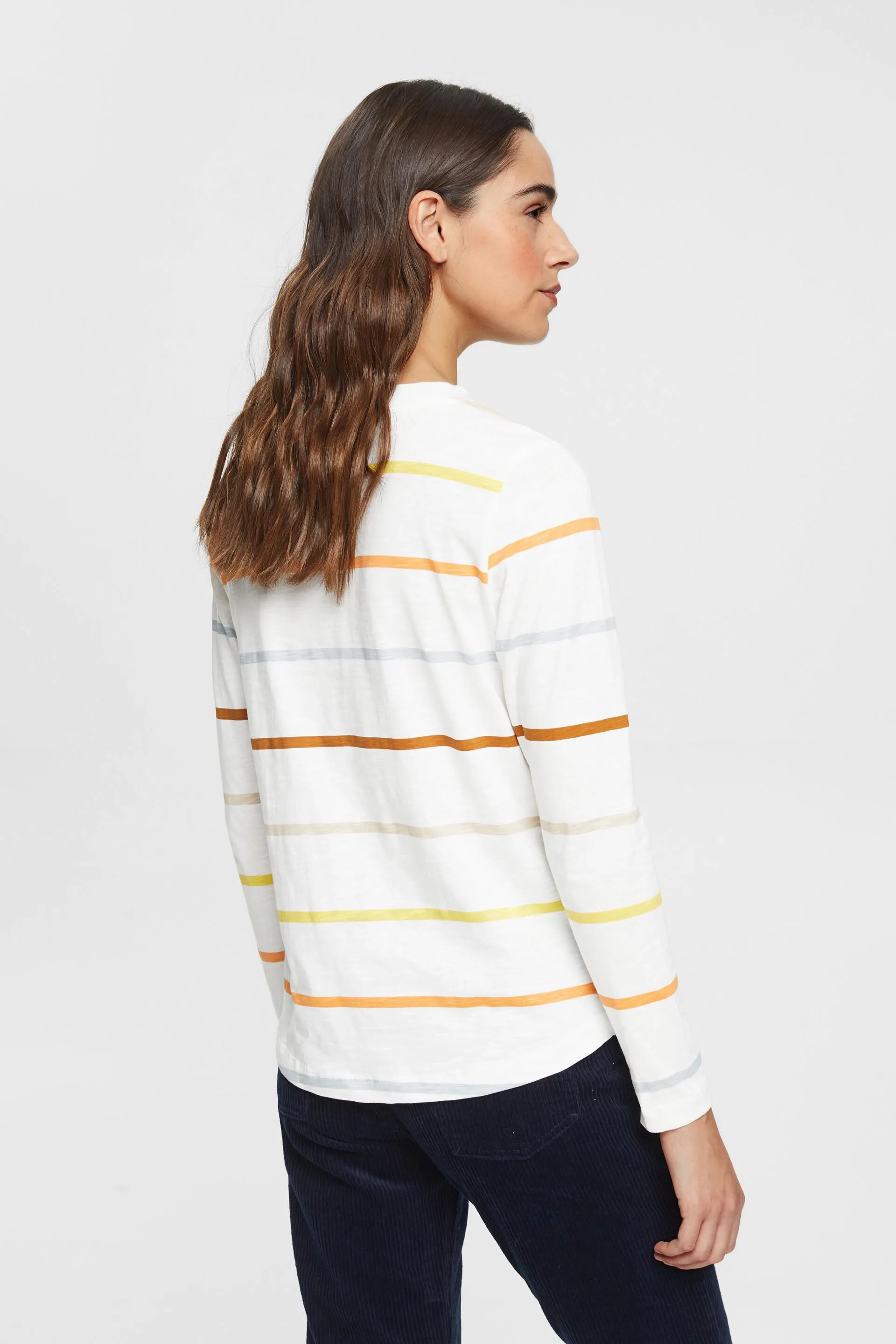 Maglia a maniche lunghe a righe