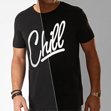 Maglietta Chill riflettente nera