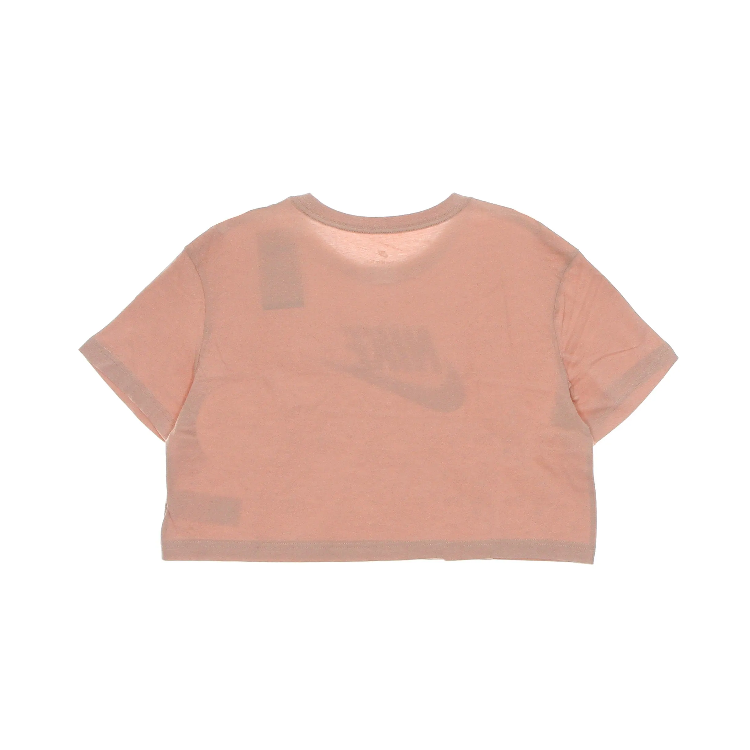 Maglietta Corta Donna Essential Crop Icon Tee Rose Whisper/white