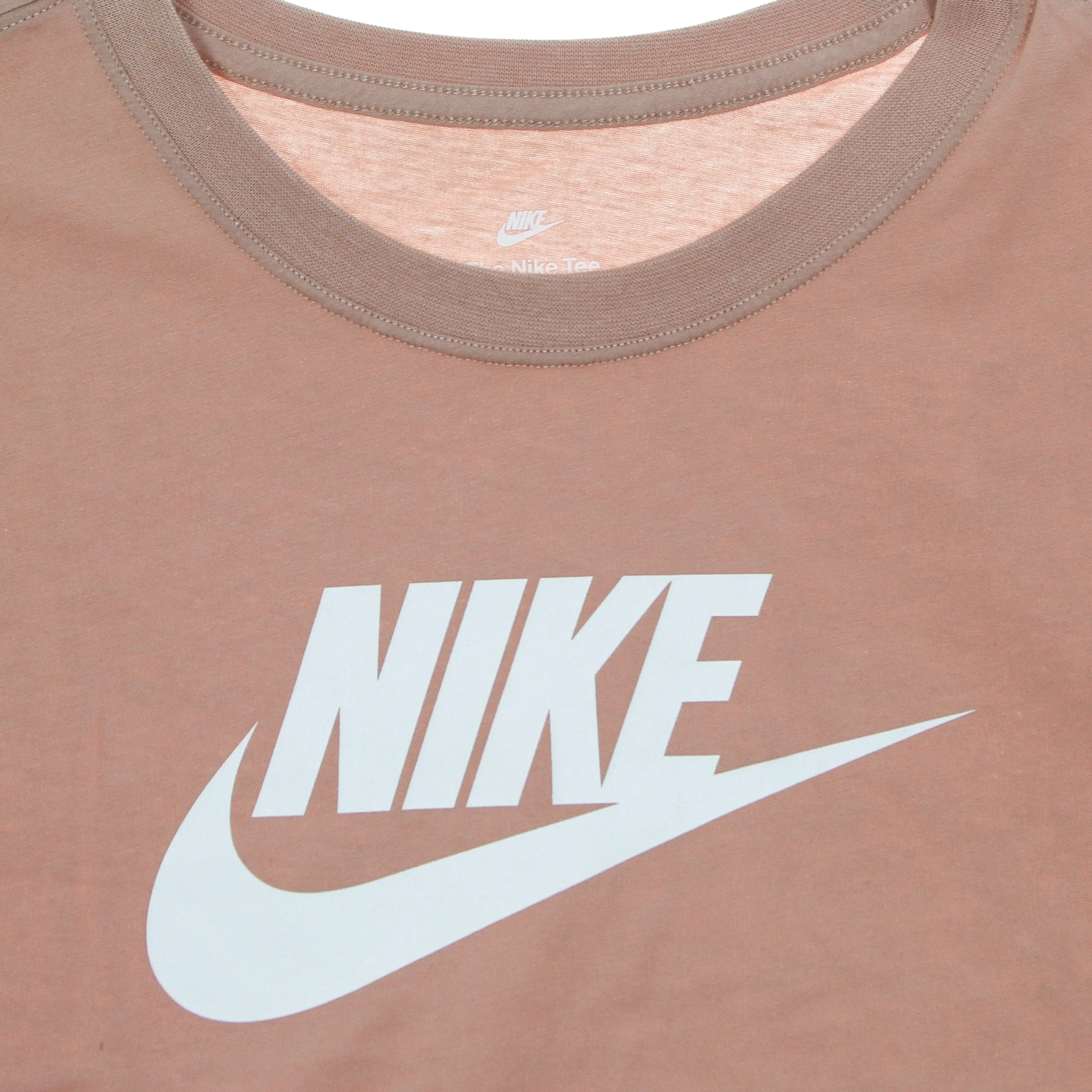 Maglietta Corta Donna Essential Crop Icon Tee Rose Whisper/white