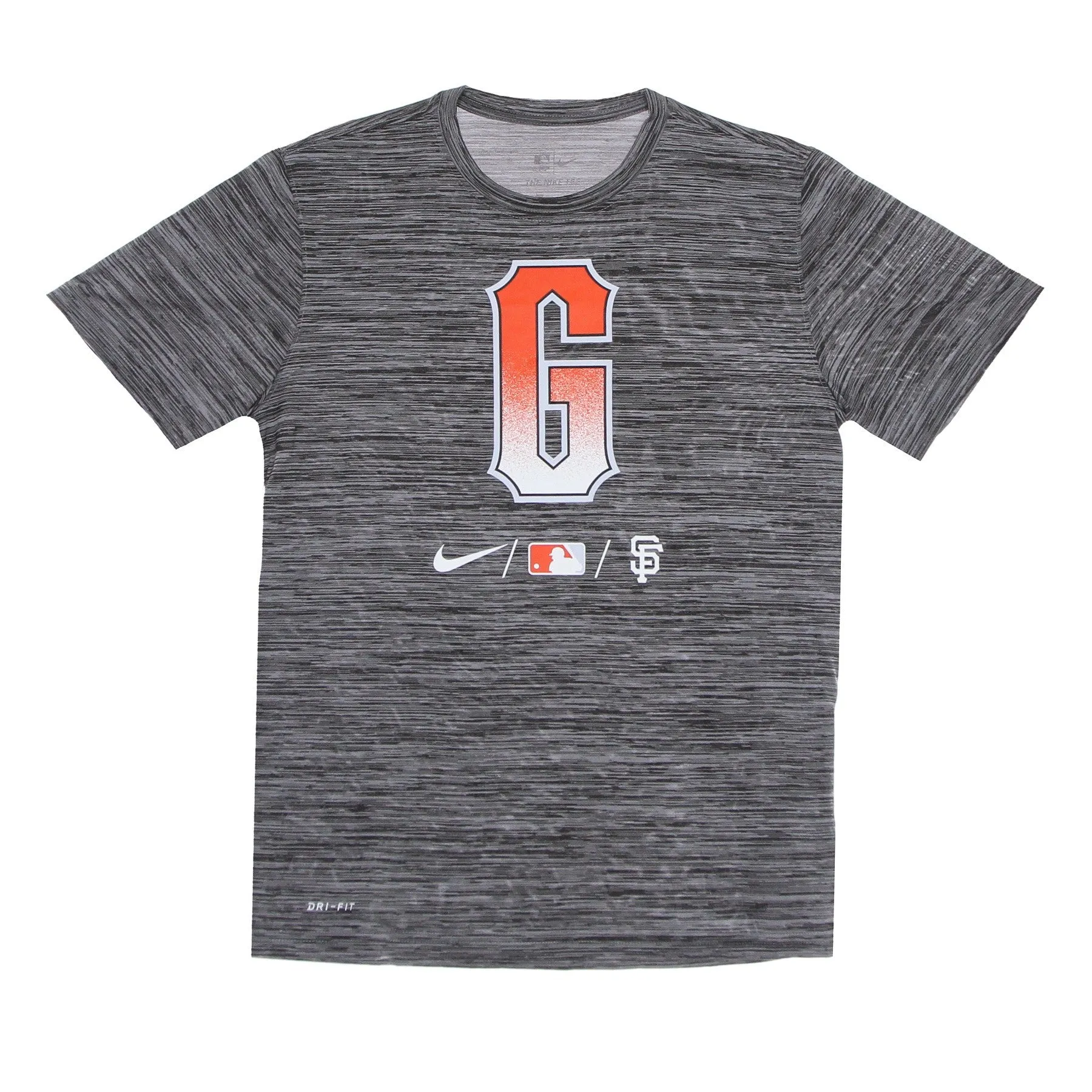 Maglietta Uomo Mlb Baseball Velocity Practice Tee City Connect Safgia Graphite/orange