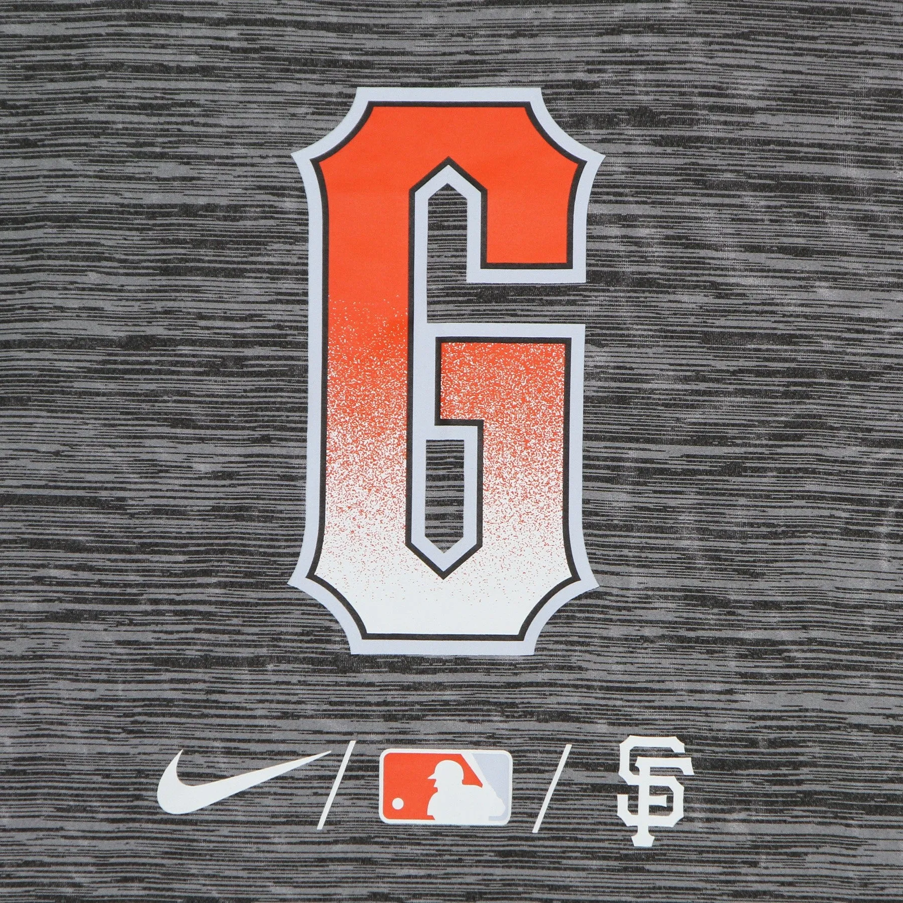 Maglietta Uomo Mlb Baseball Velocity Practice Tee City Connect Safgia Graphite/orange