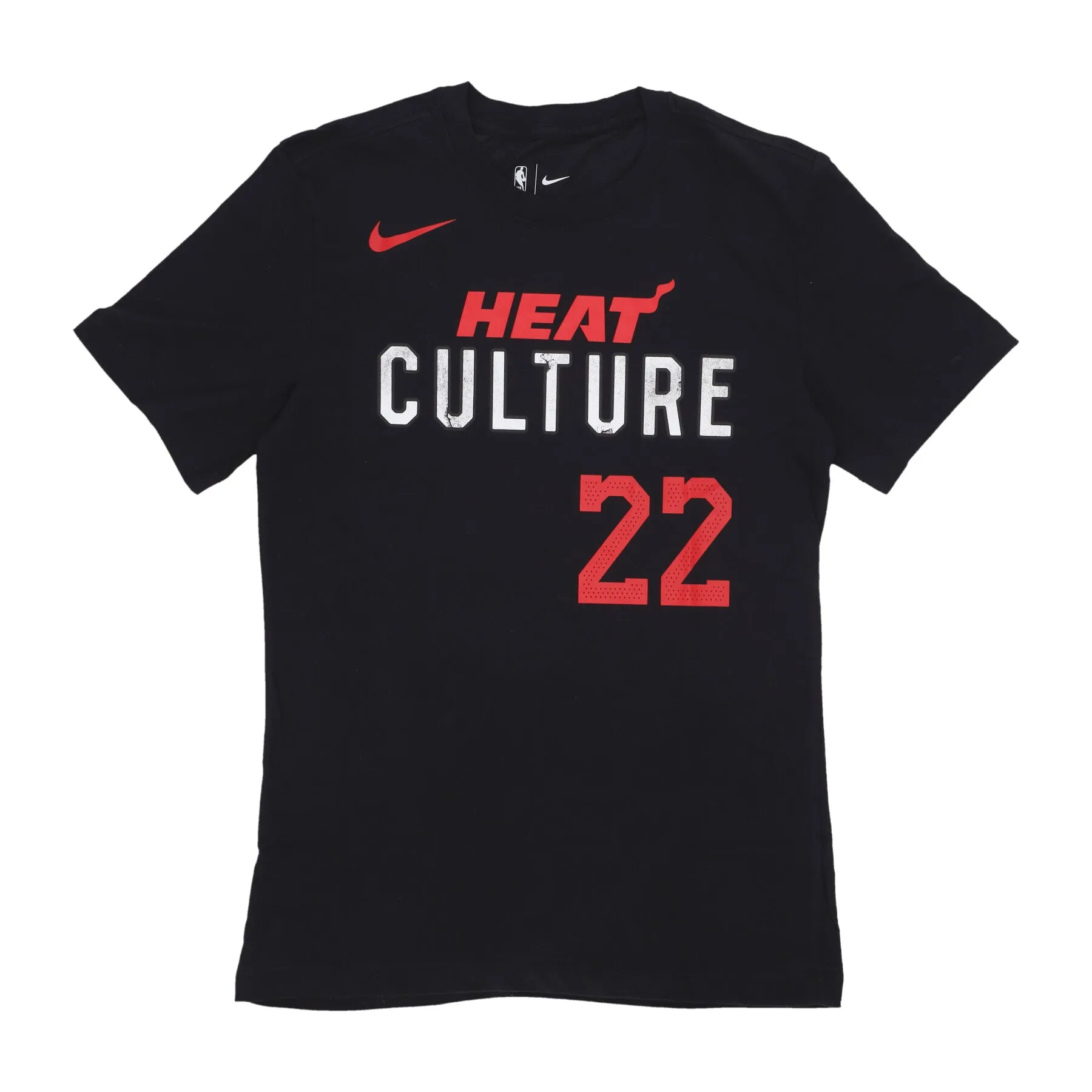 Maglietta Uomo Nba City Edition Essential Tee  No 22 Jimmy Butler Miahea Black