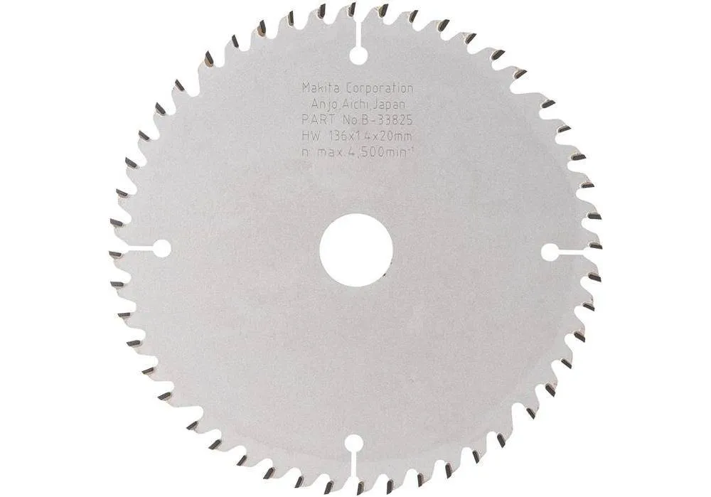 Makita  B-33825 Lama circolare 136 x 20 x 1 mm Numero di denti: 48 1 pz.