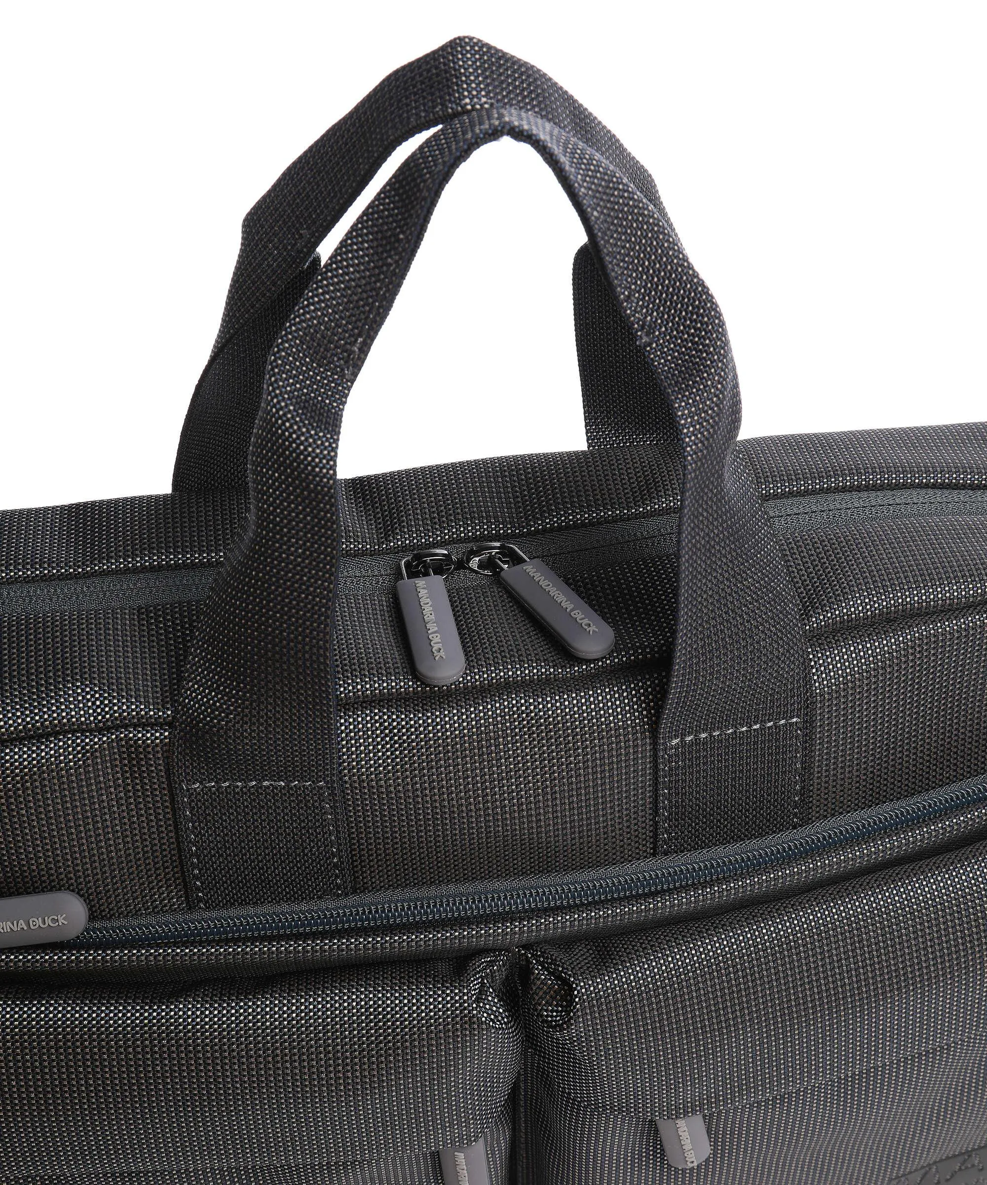  Mandarina Duck District Cartella 14″ poliestere grigio  