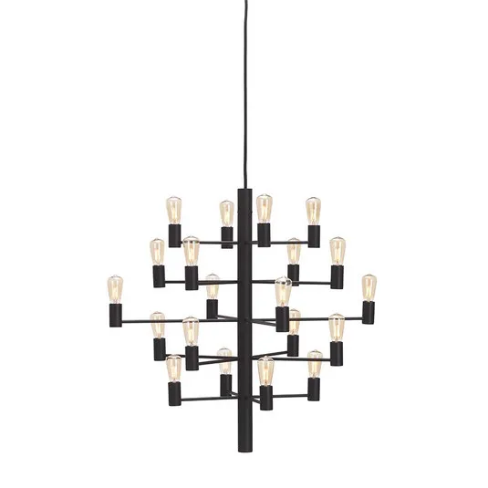 Manola 20 Lampadario Nero Dimmerabile LED - Herstal | Acquista online